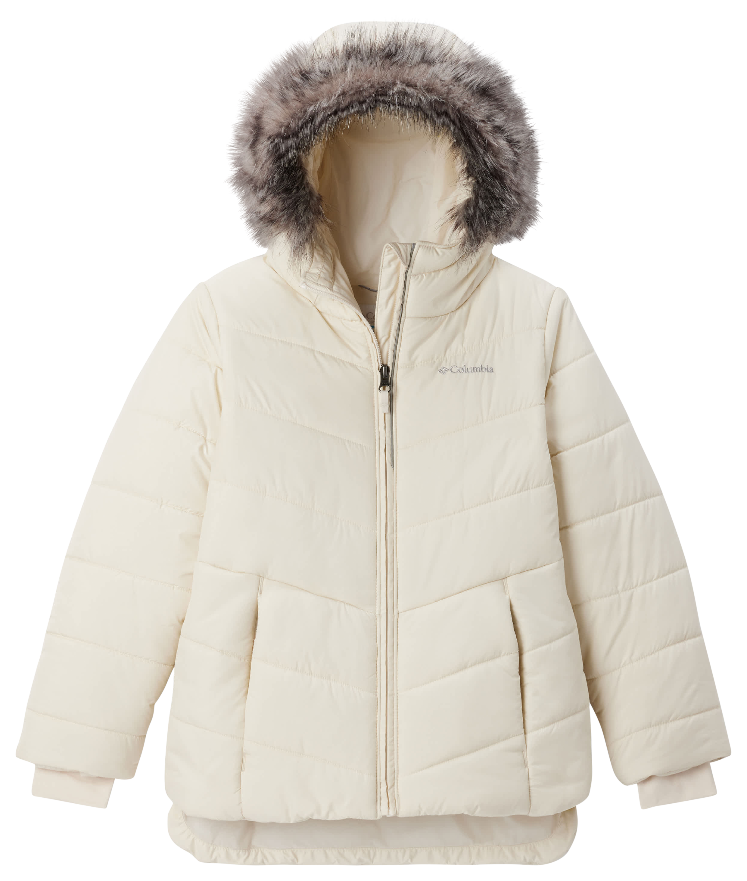 Image of Columbia Katelyn Crest III Hooded Jacket for Kids - Chalk - XXS