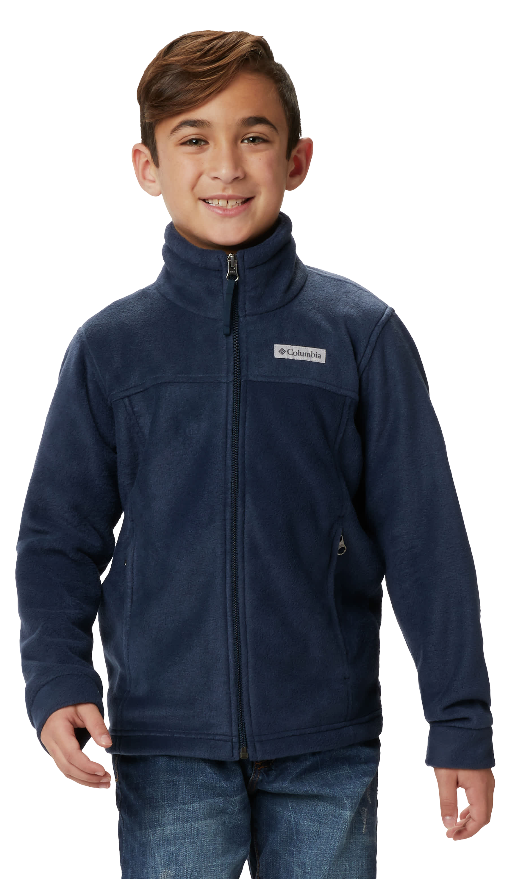 Image of Columbia Steens Mountain II Fleece Jacket for Kids - Collegiate Navy - XXS