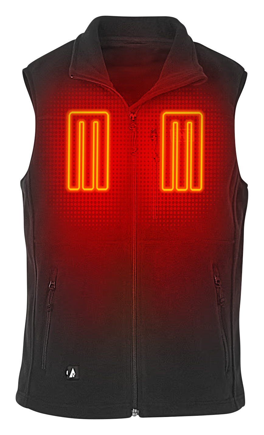 Image of RedHead Web-Enabled 5V Battery-Heated Fleece Vest - Black - XL