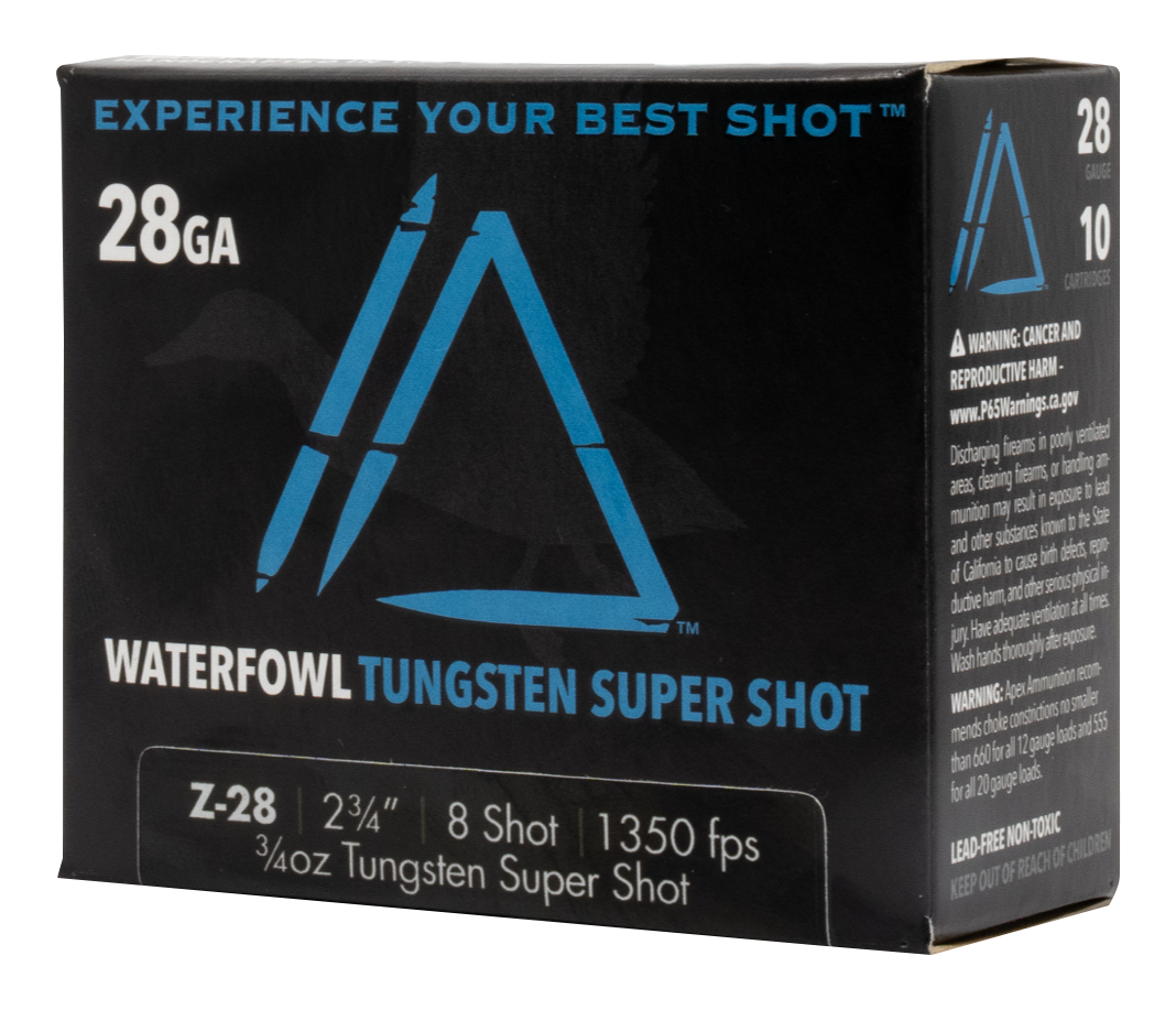 Image of "Apex Ammunition TSS Z Series Waterfowl Shotshells - 28 Ga - #8 - 1350 - 2.75"" - 10 Rounds - 3/4 oz."