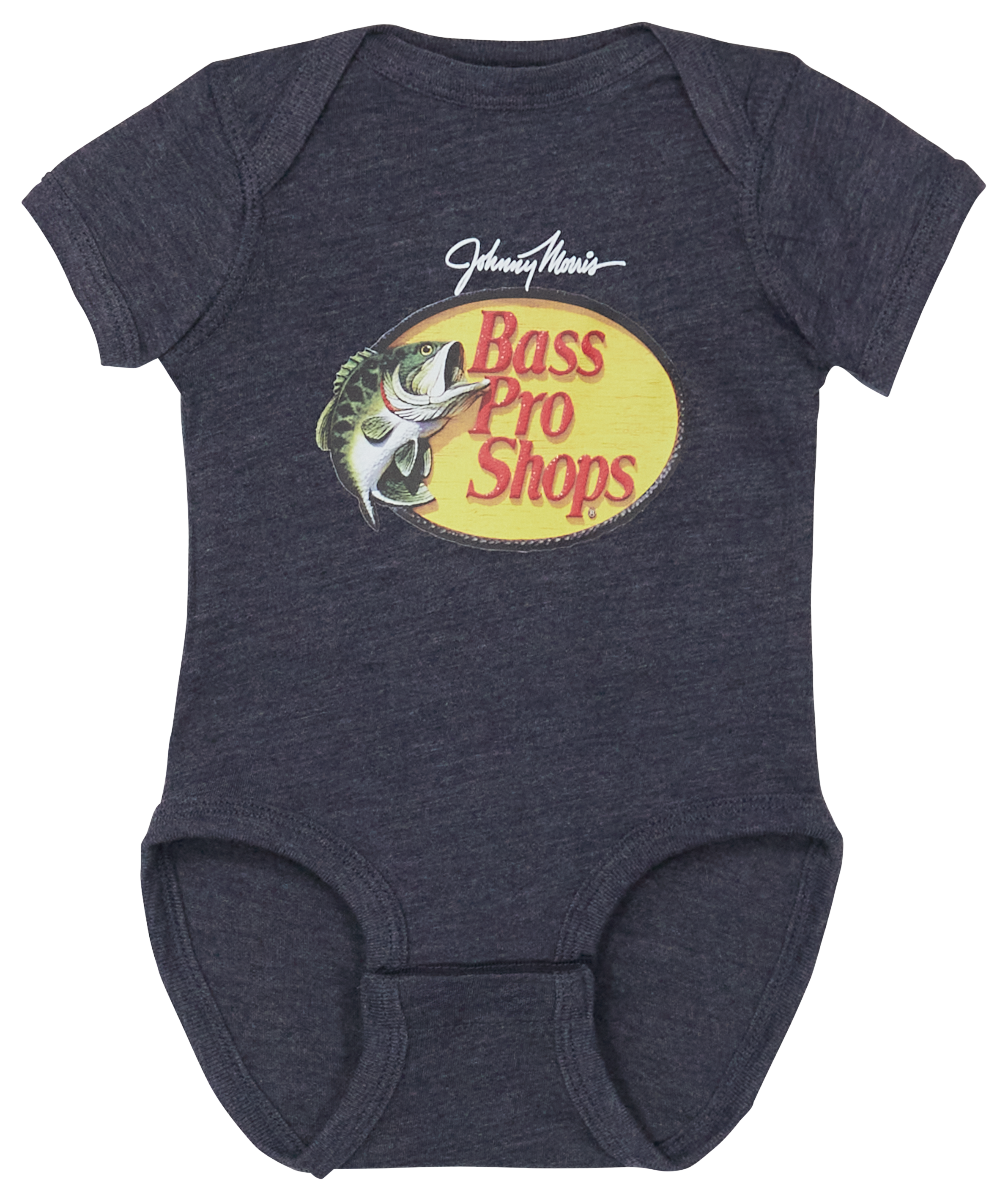 Image of Bass Pro Shops Woodcut Logo Short-Sleeve Bodysuit for Babies