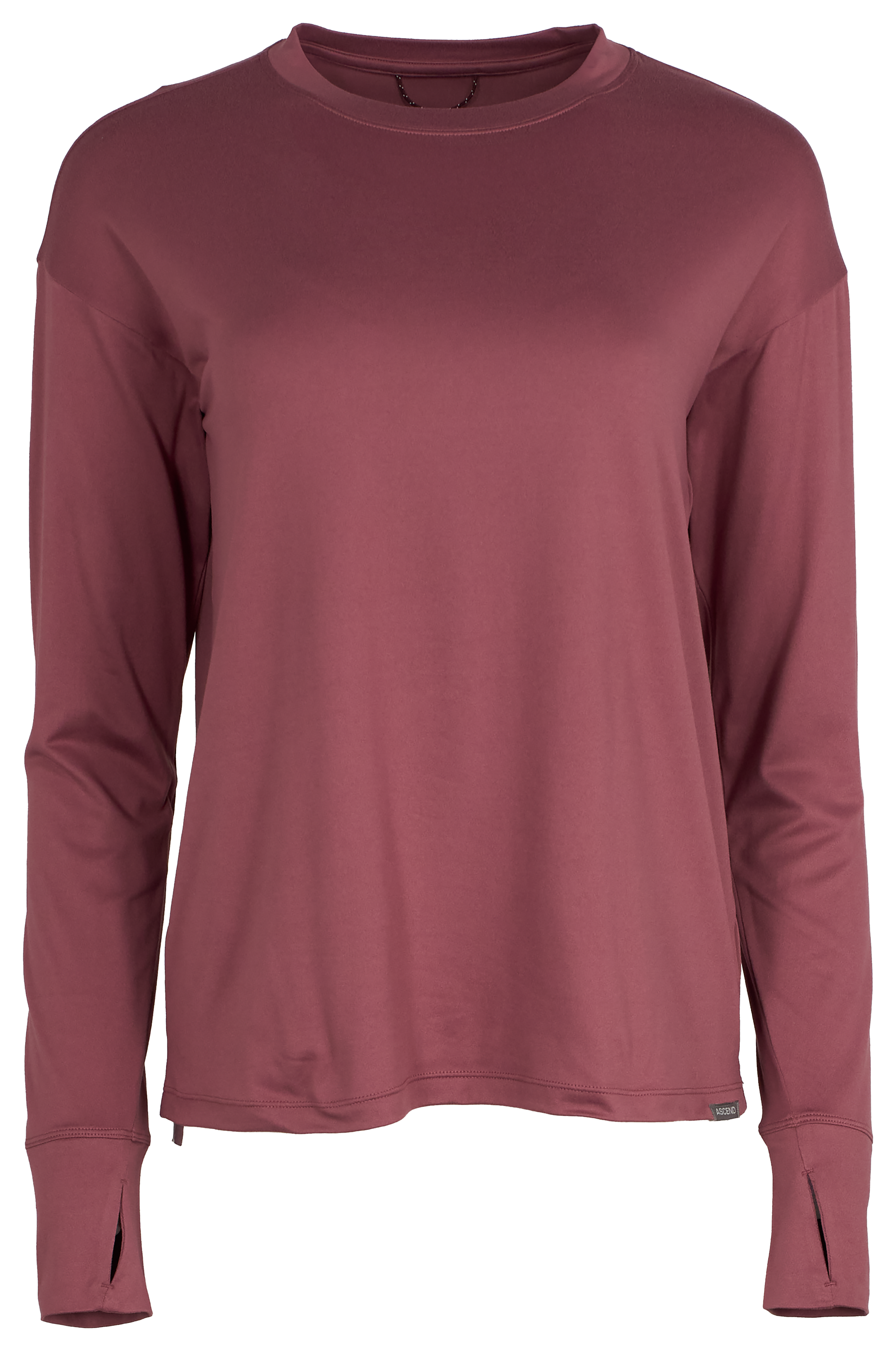 Image of Ascend Evolve Performance Crew Long-Sleeve Shirt - Renaissance Rose