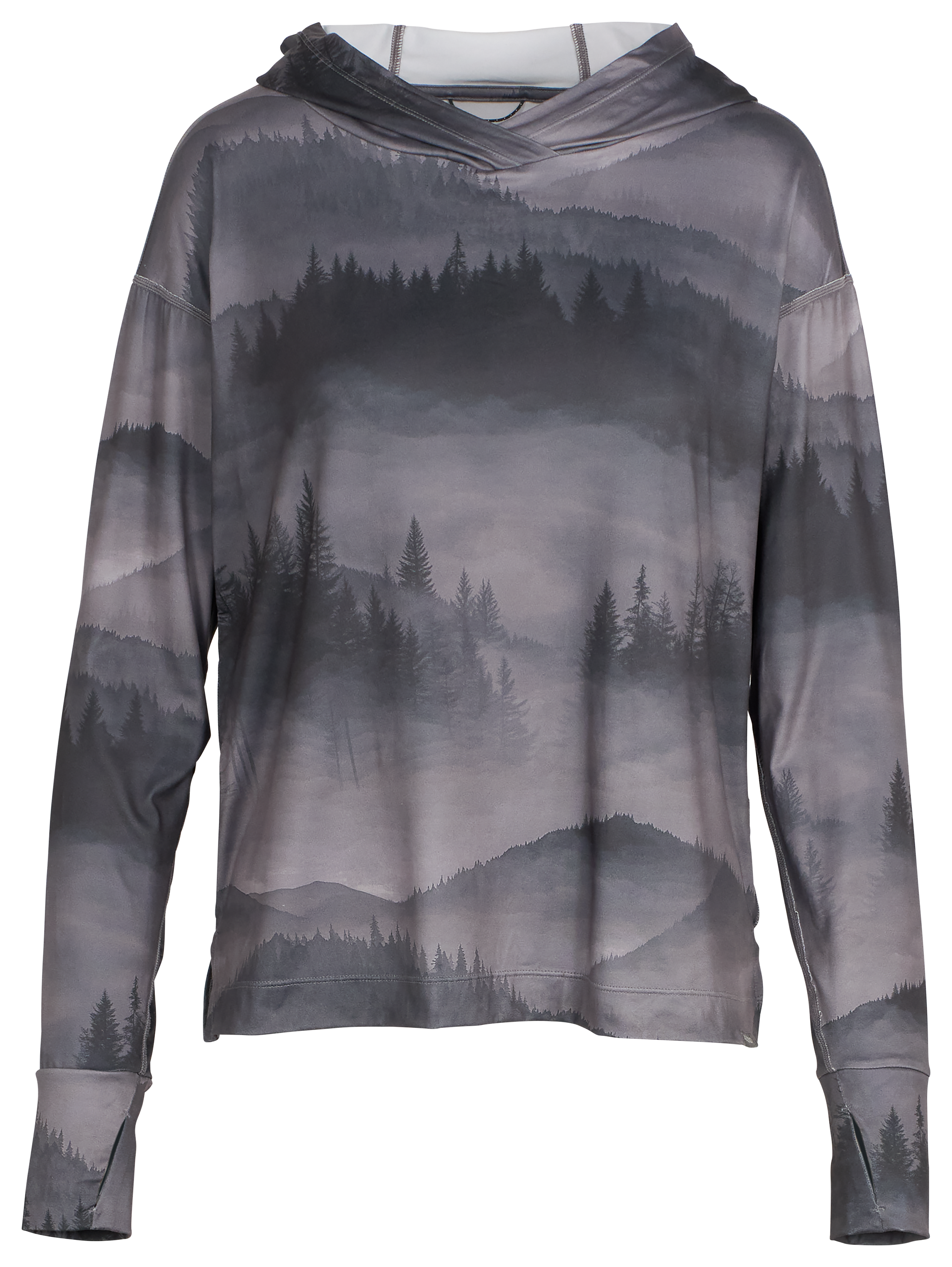 Image of Ascend Evolve Performance Long-Sleeve Hoodie - Misty Mountain Phantom - M
