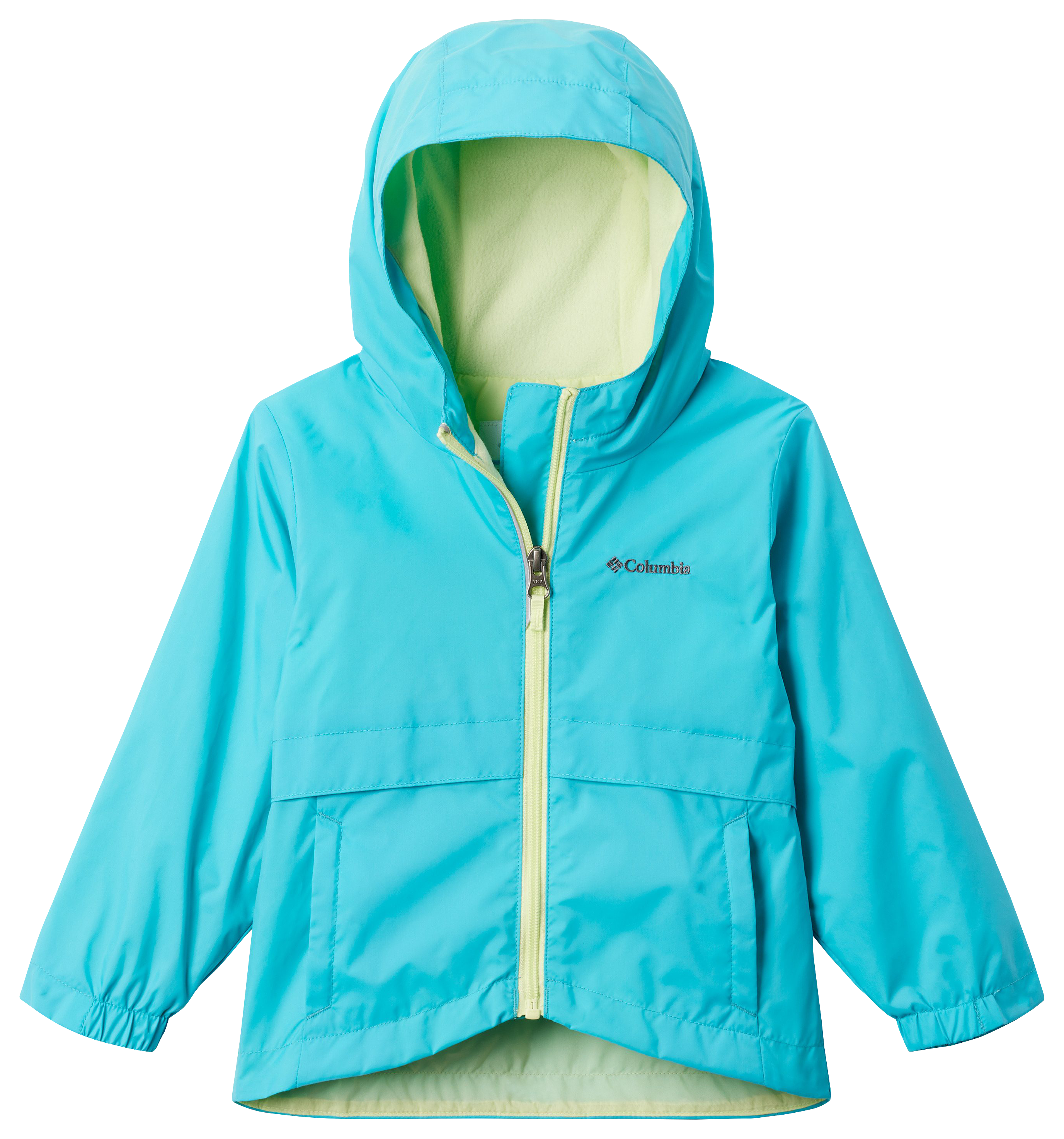 Image of Columbia Rain-Zilla II Jacket for Girls - Geyser - L