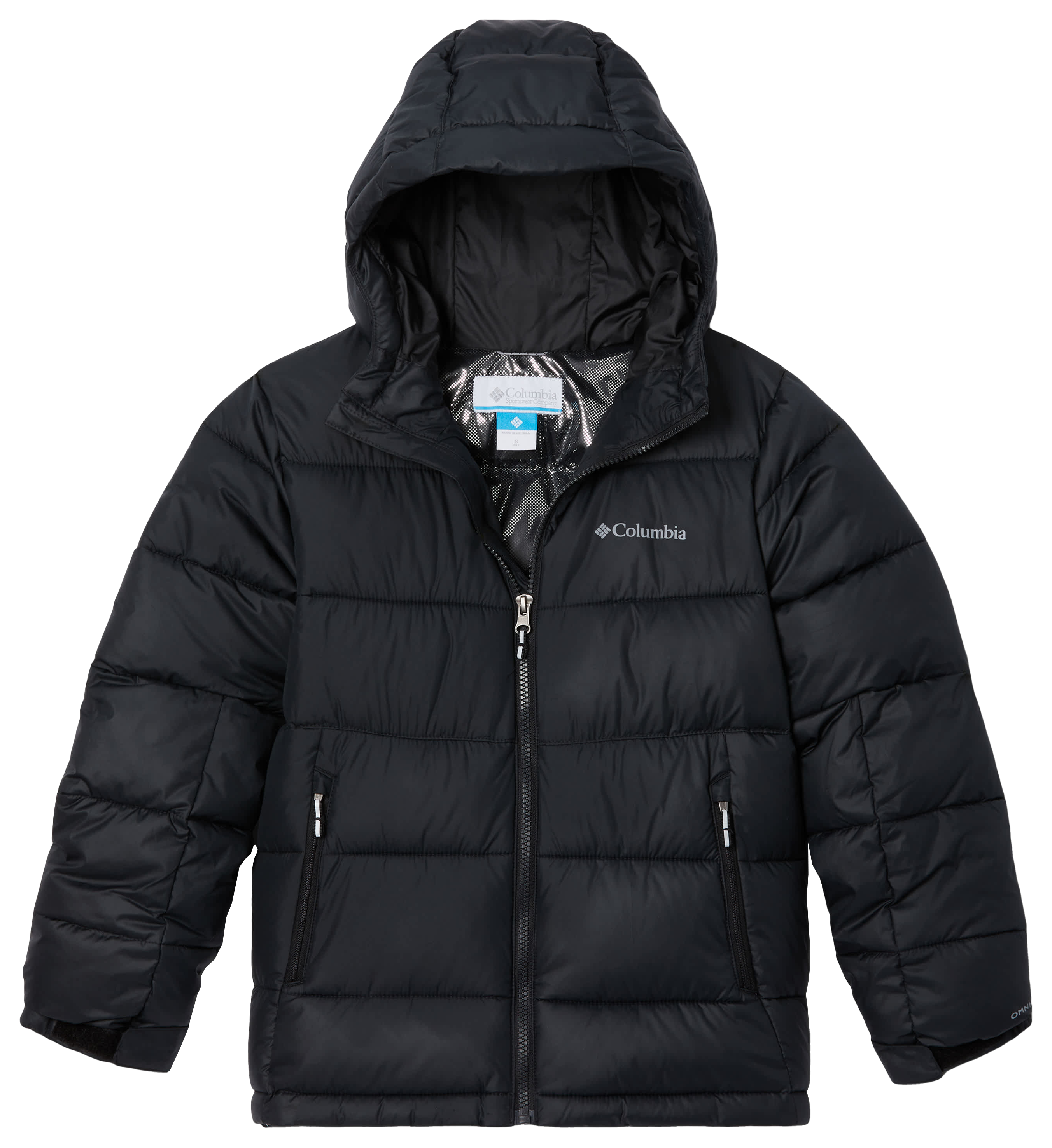 Image of Columbia Pike Lake II Hooded Jacket for Kids - Black - XS