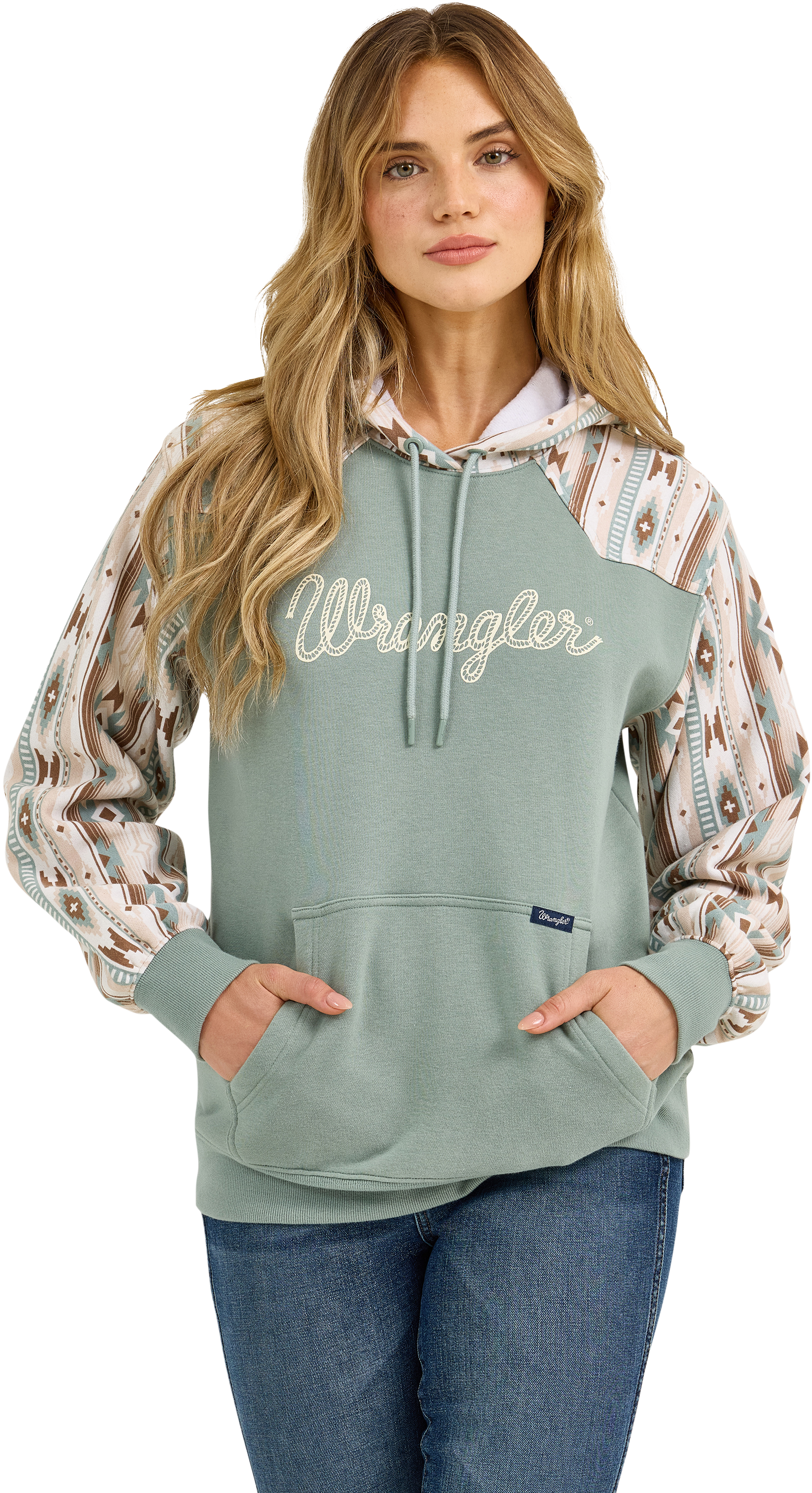 Carhartt Relaxed-Fit Midweight Logo Sleeve Graphic Hooded Sweatshirt for Ladies