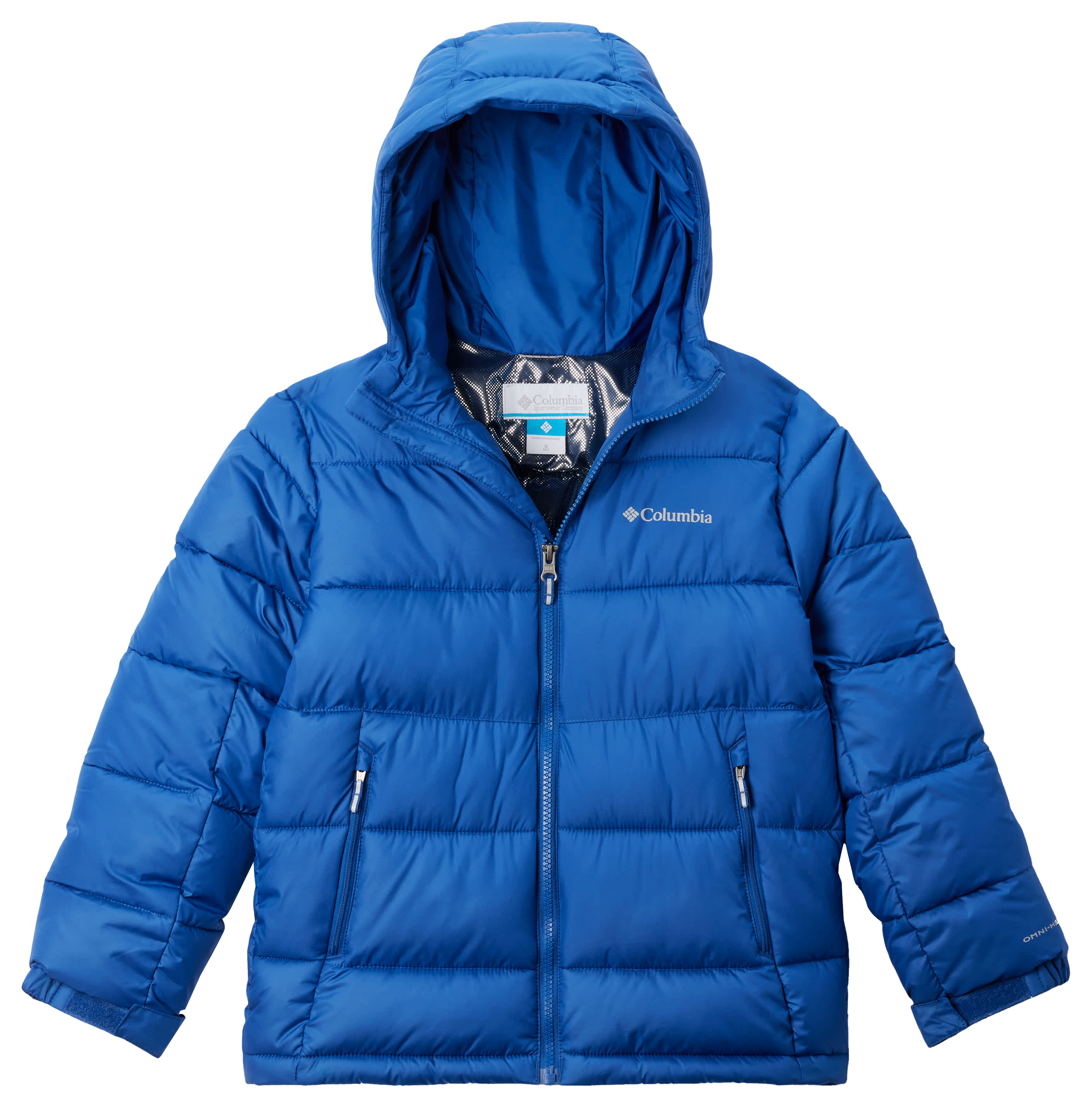 Image of Columbia Pike Lake II Hooded Jacket for Kids - Mountain Blue - XS