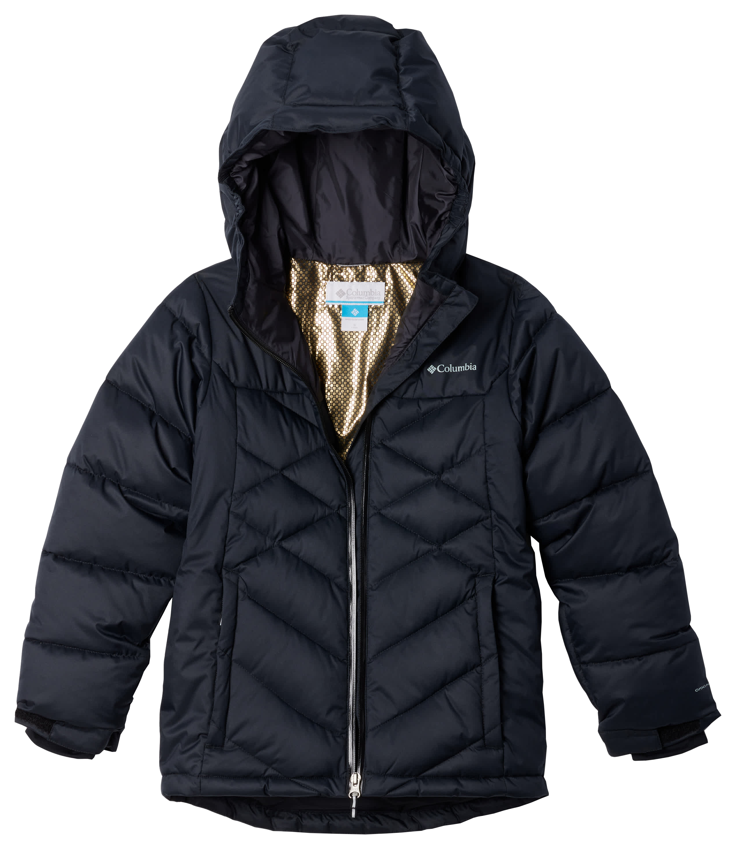Image of Columbia Winter Powder III Quilted Jacket for Girls - Black - XS