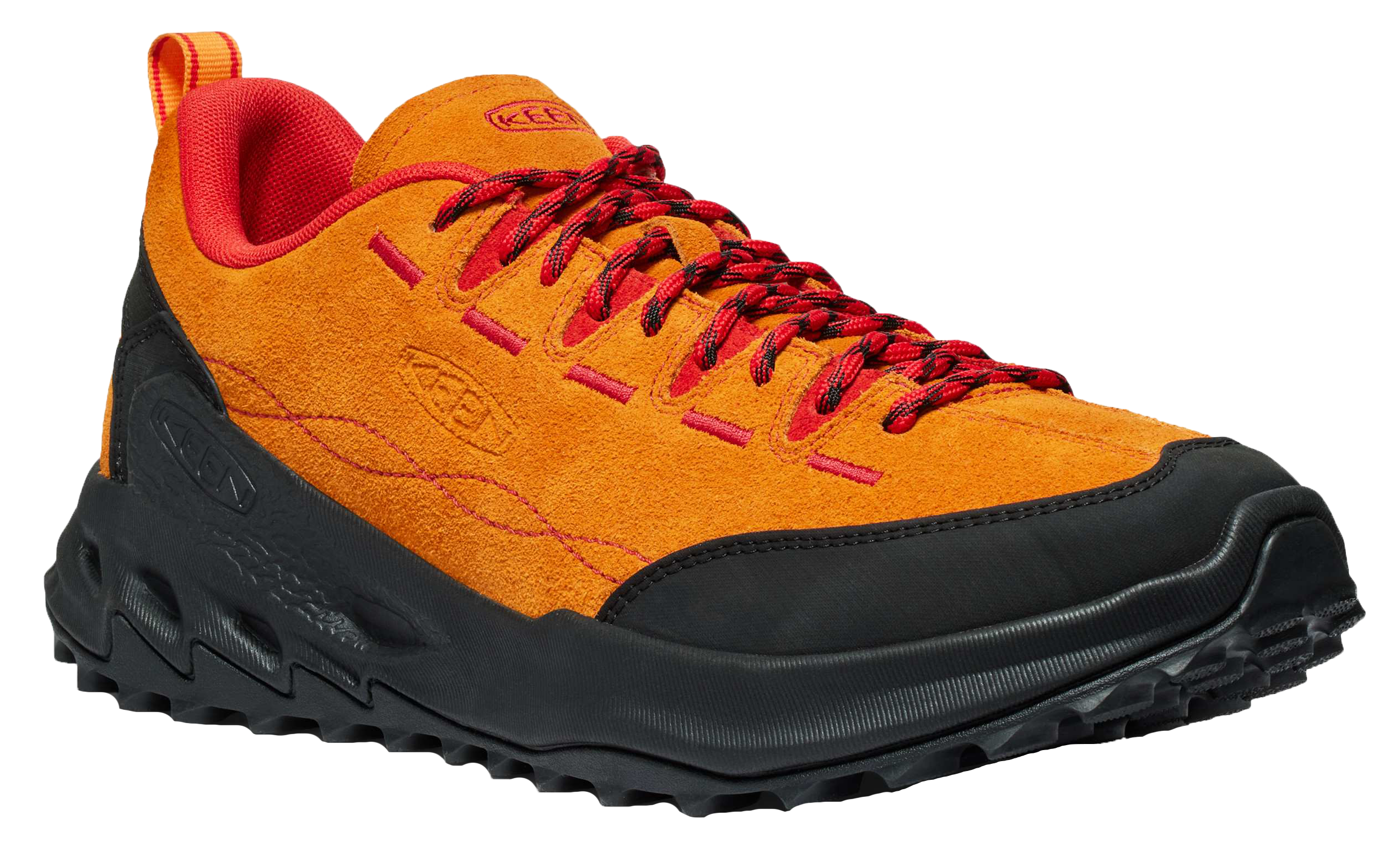 KEEN Jasper Zionic Sneakers for Men - Orange Pepper/Aura Orange