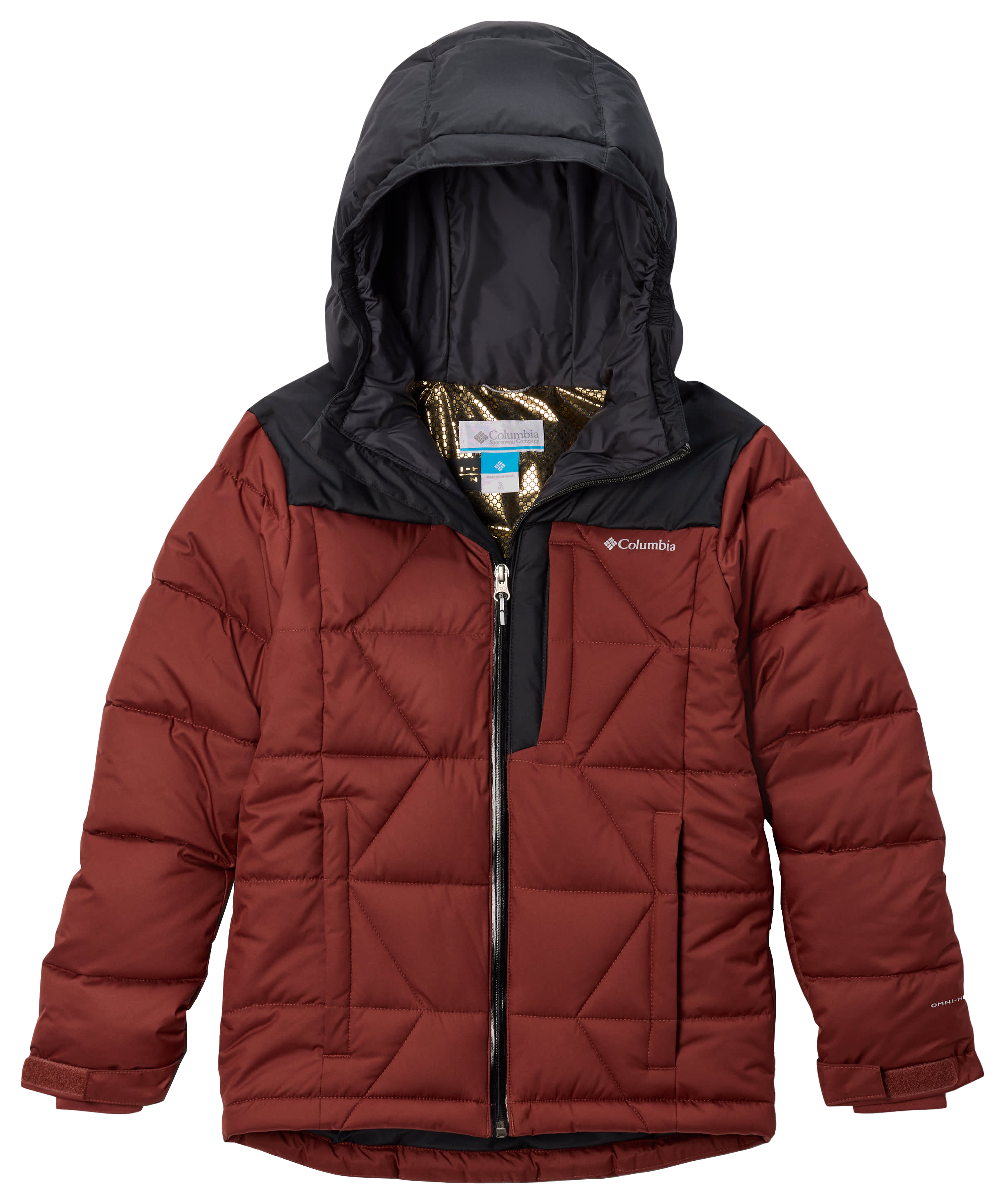 Image of Columbia Winter Powder III Quilted Jacket for Boys - Spice/Black - XS