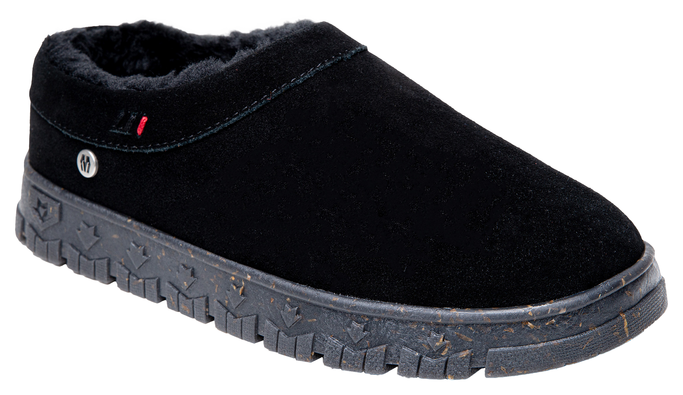 Image of Minnetonka Neva Clog Slippers for Ladies - Black - 9M