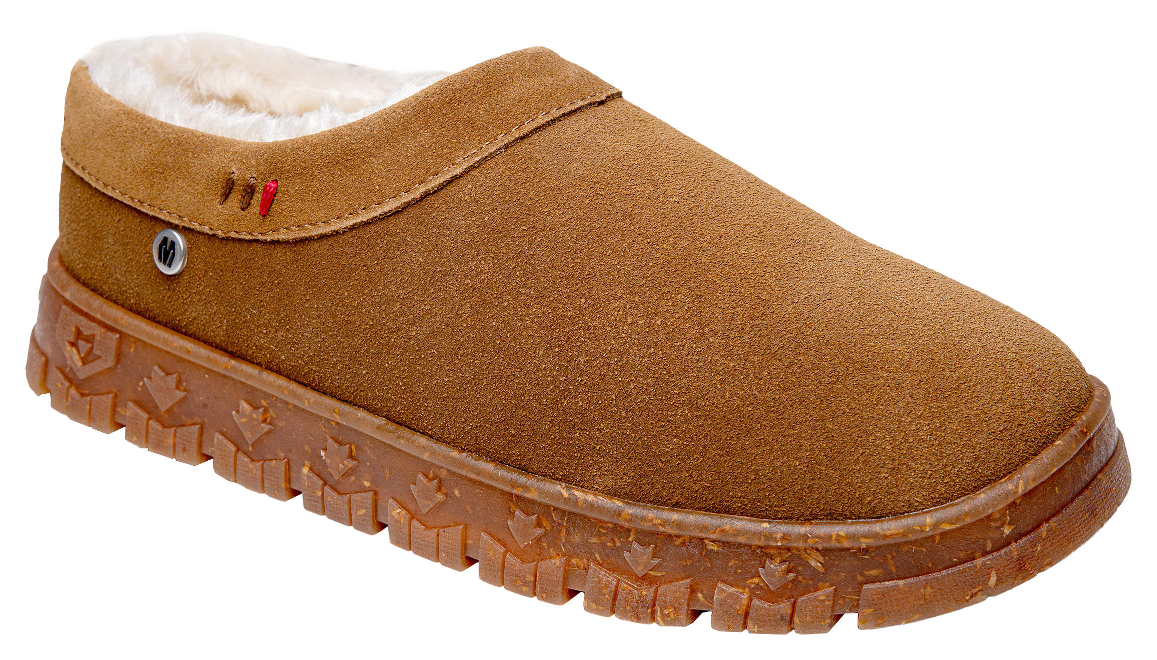 Image of Minnetonka Neva Clog Slippers for Ladies - Tan