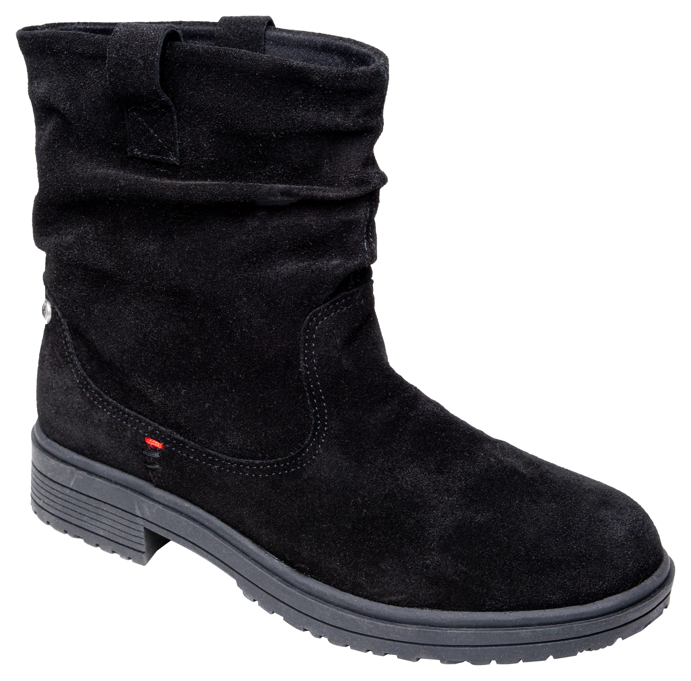 Image of Minnetonka Joli Slouch Boots for Ladies - Black - 6M