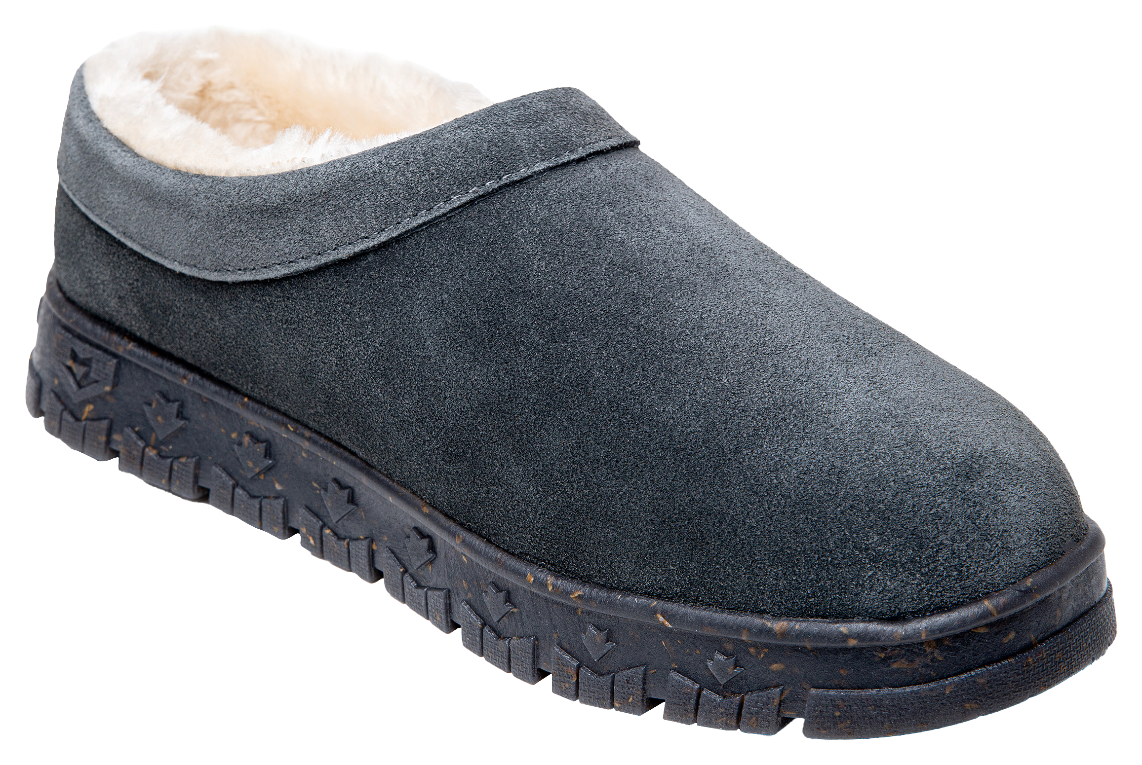 Image of Minnetonka Neva Clog Slippers for Ladies - Charcoal