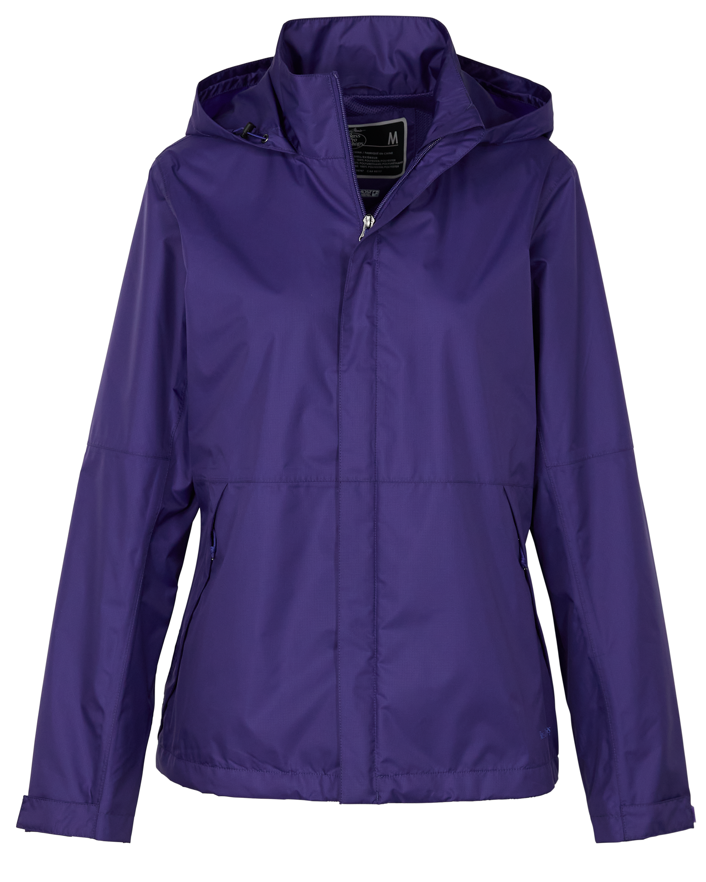 Image of Bass Pro Shops Cascade Rain Jacket for Ladies - Deep Wisteria - XL