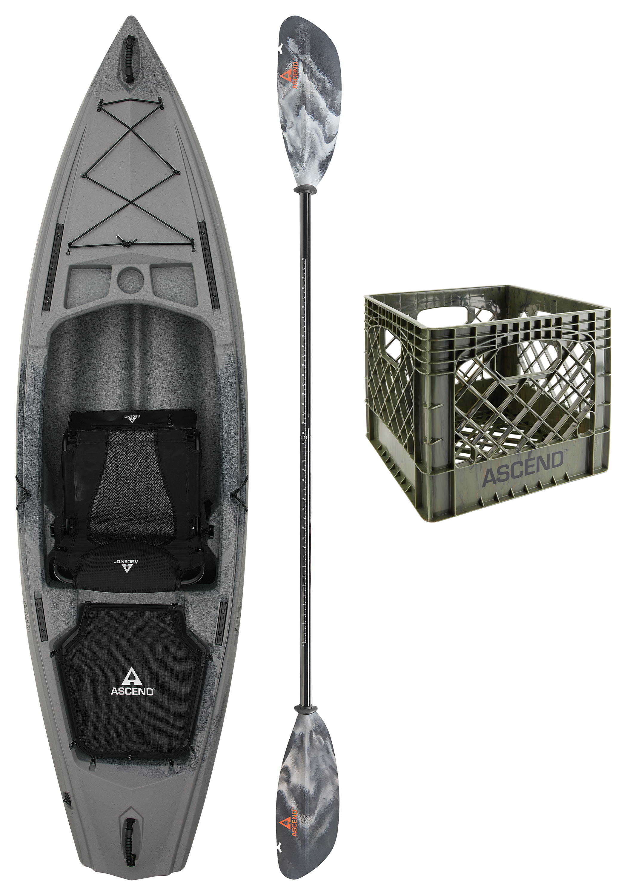 Image of Ascend 10SI Sit-In Kayak Fishing Package - Covert