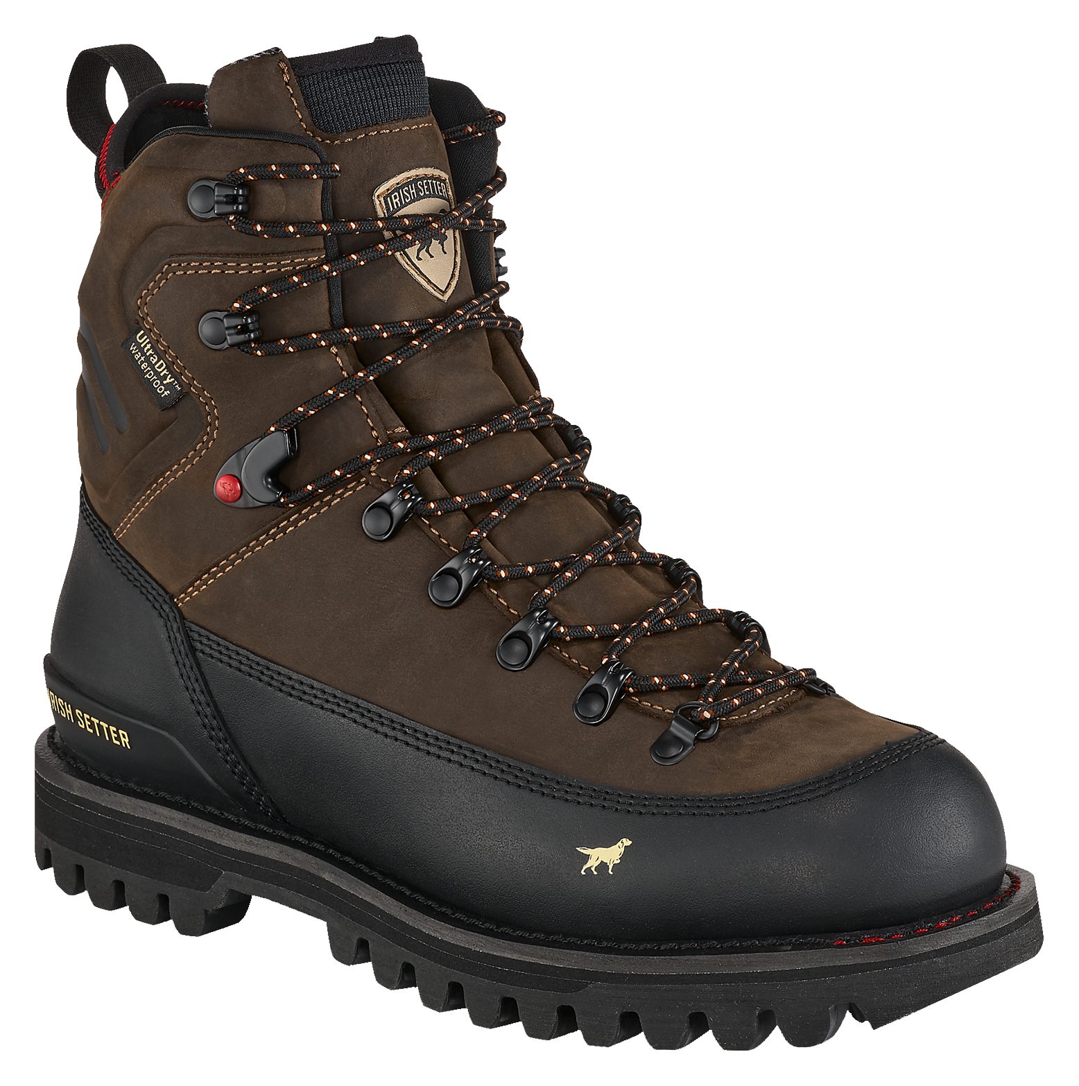 Image of Irish Setter Elk Tracker XD Dark Brown Waterproof Hunting Boots for Men - Dark Brown - 9M