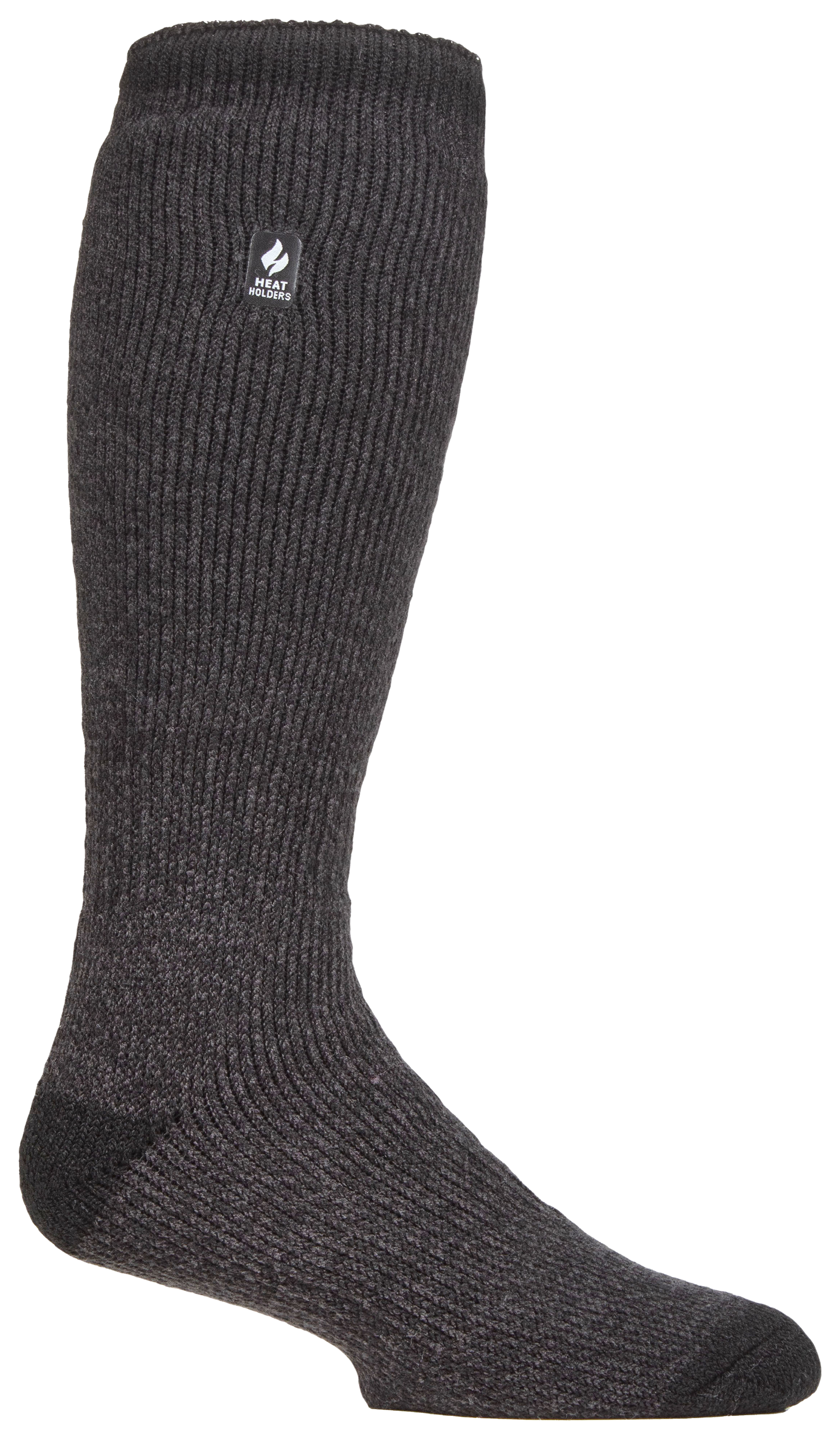 Image of Heat Holders Gabriel Twist Long Socks for Men - Black/Grey