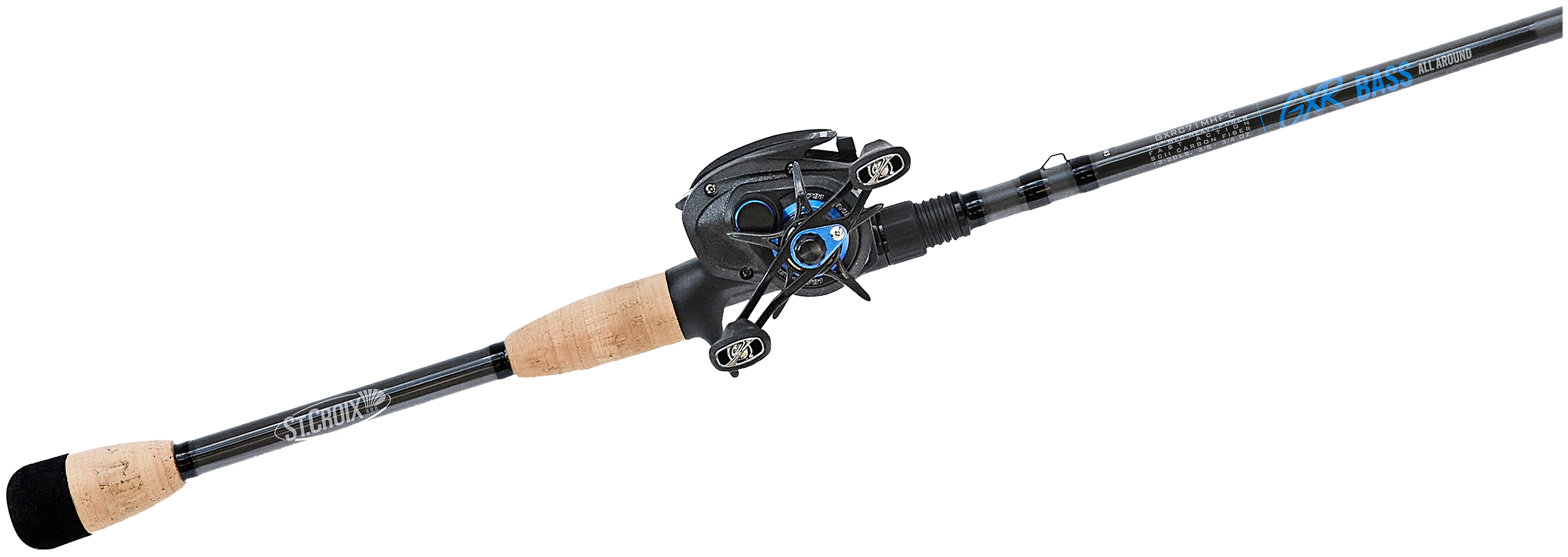 St. Croix GXR Baitcast Combo - 7'4'' - Heavy