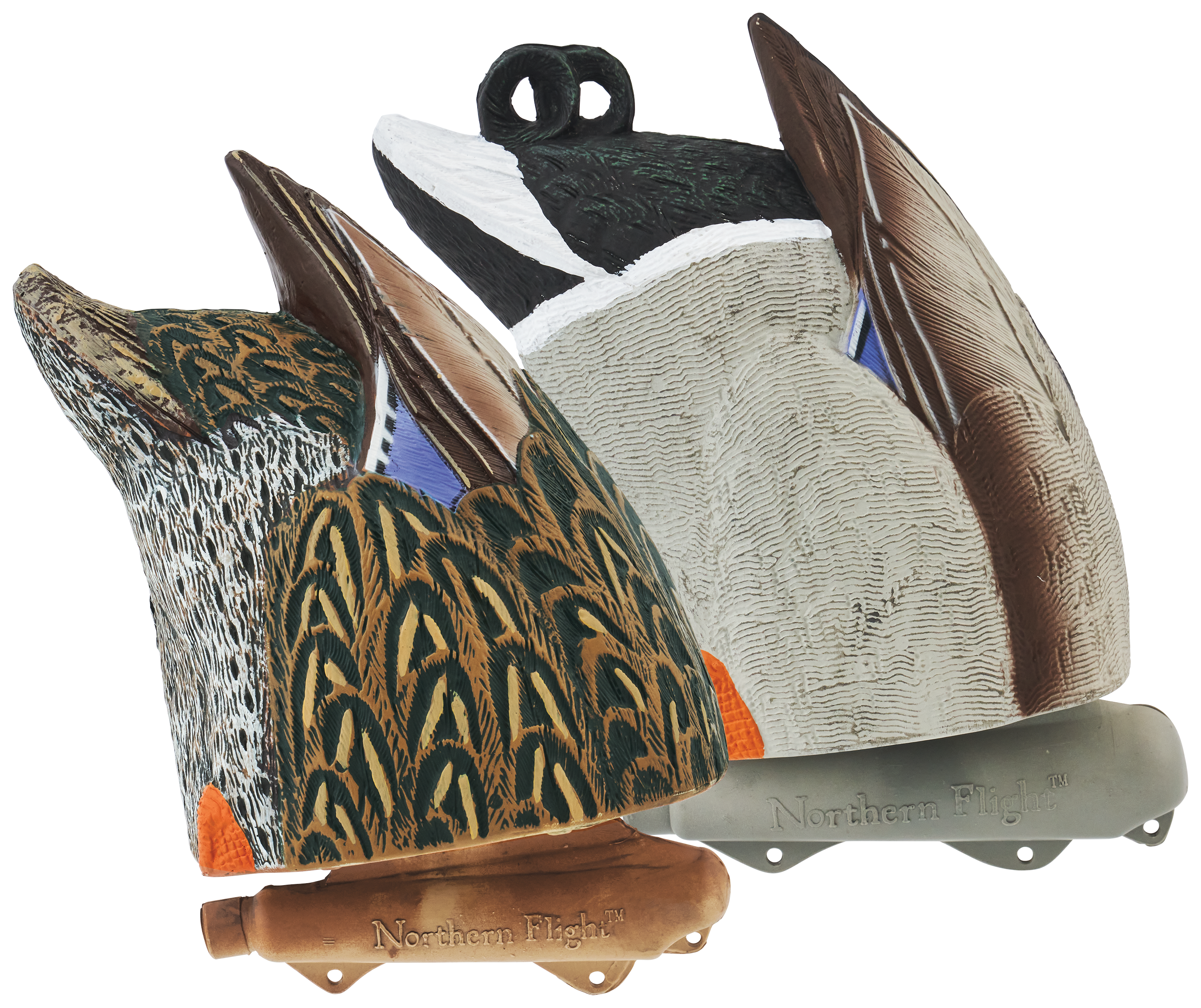 NORTHERN FLIGHT Big Spread Mallard Butts Duck Decoy 2-Pack
