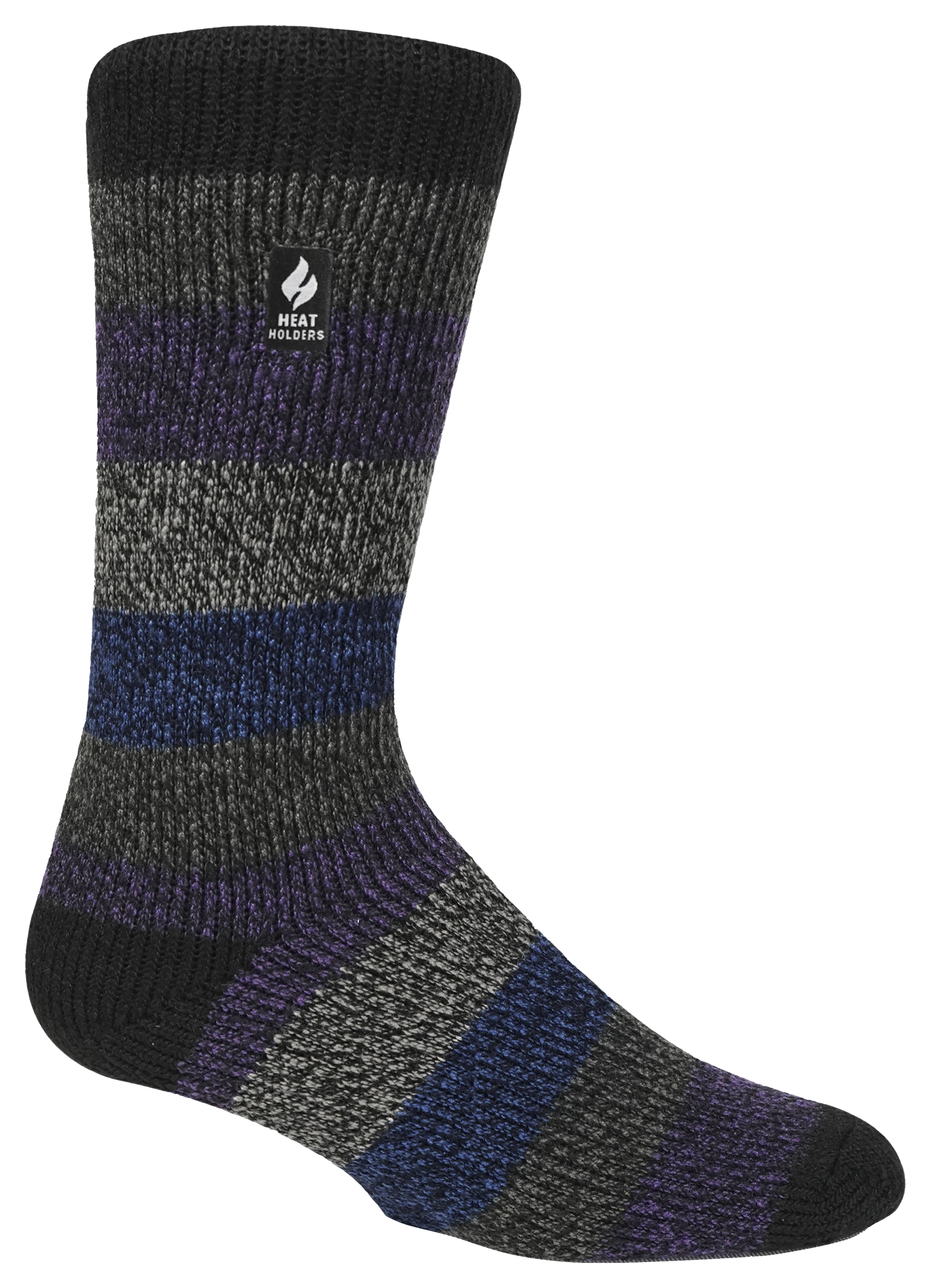 Image of Heat Holders Milan Original Striped Crew Socks for Men