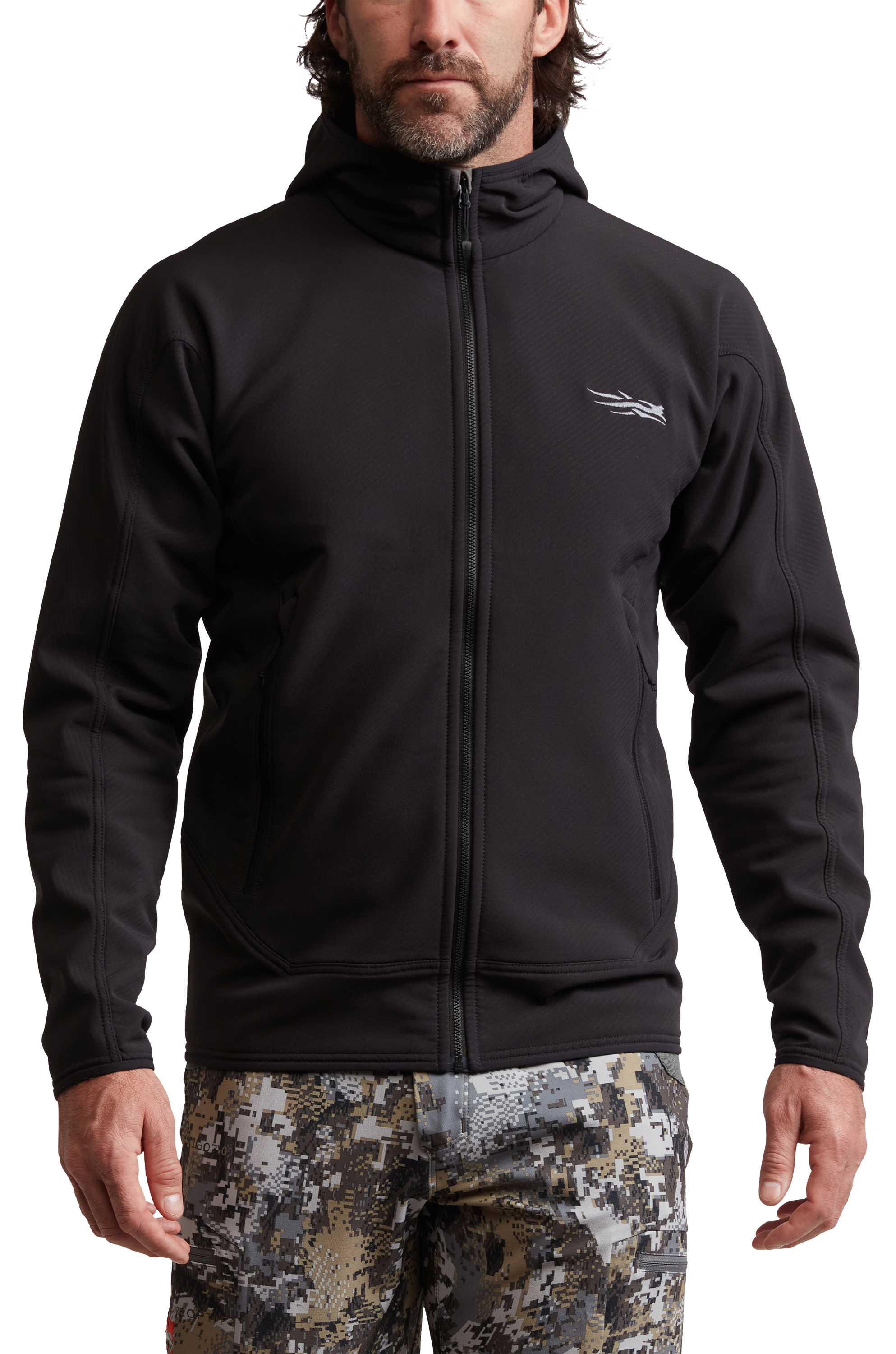 Image of SITKA Alpha Fleece Hooded Jacket - SITKA Black - M