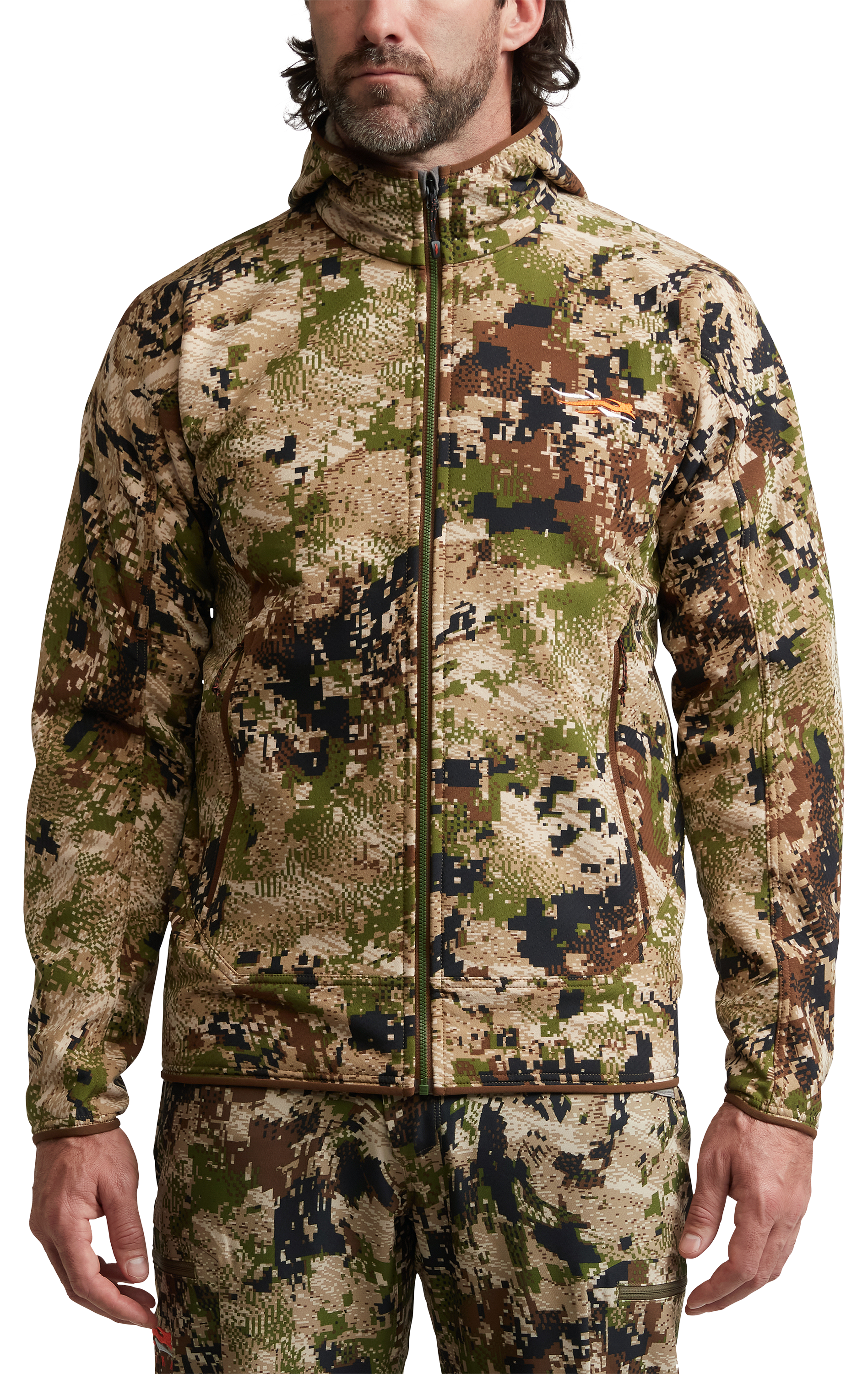 Image of SITKA GORE OPTIFADE Concealment Subalpine Series Alpha Fleece Hooded Jacket for Men - 2XL