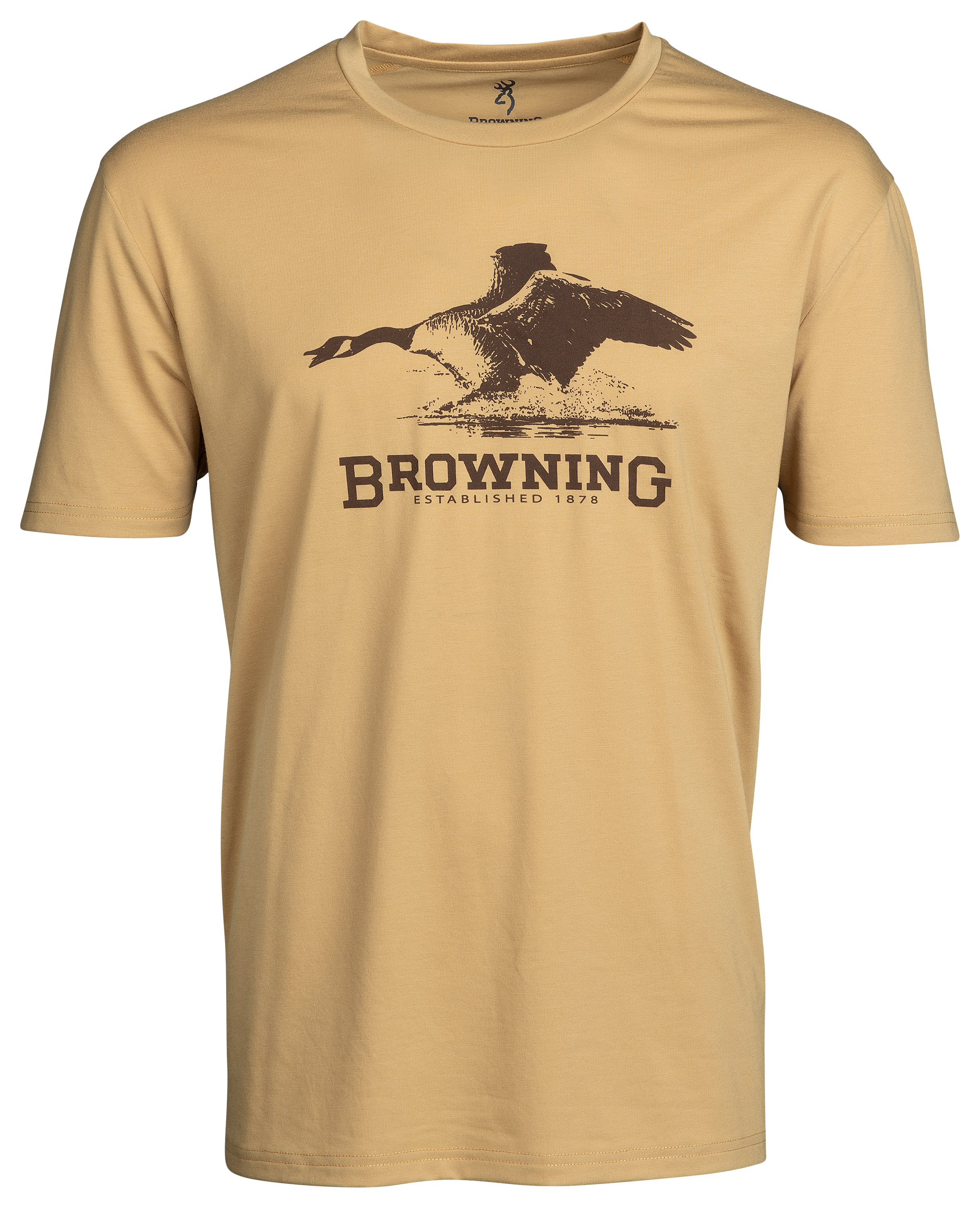 Image of Browning Goose Performance Short-Sleeve T-Shirt for Men - Browning Prairie