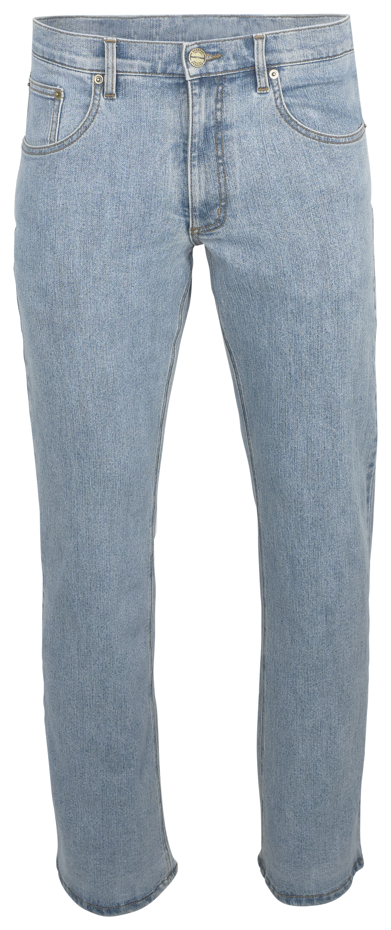 RedHead Relaxed-Fit Tan Flannel-Lined Denim Jeans for Men