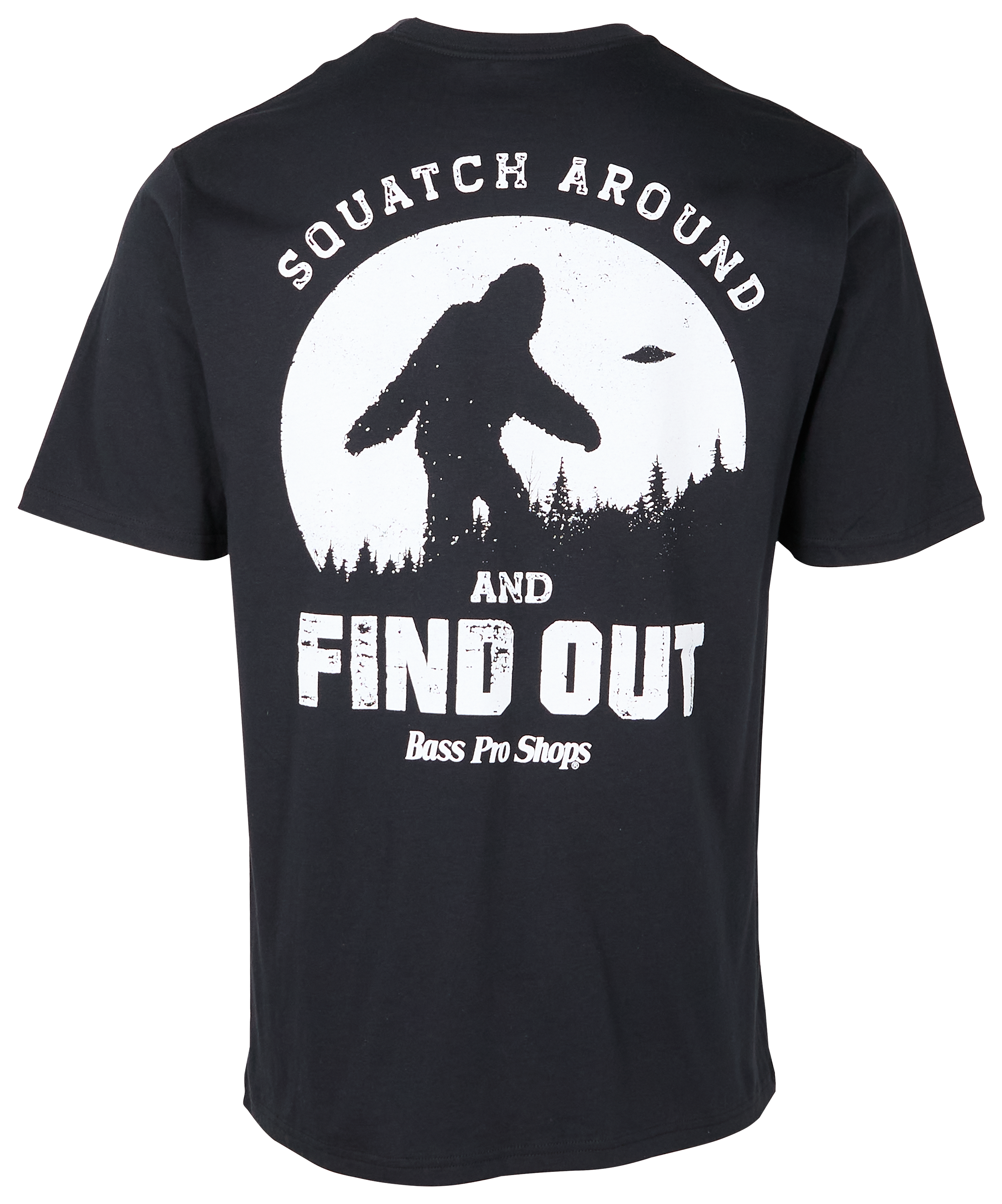 Image of Bass Pro Shops Squatch Around Short-Sleeve T-Shirt for Men - Caviar