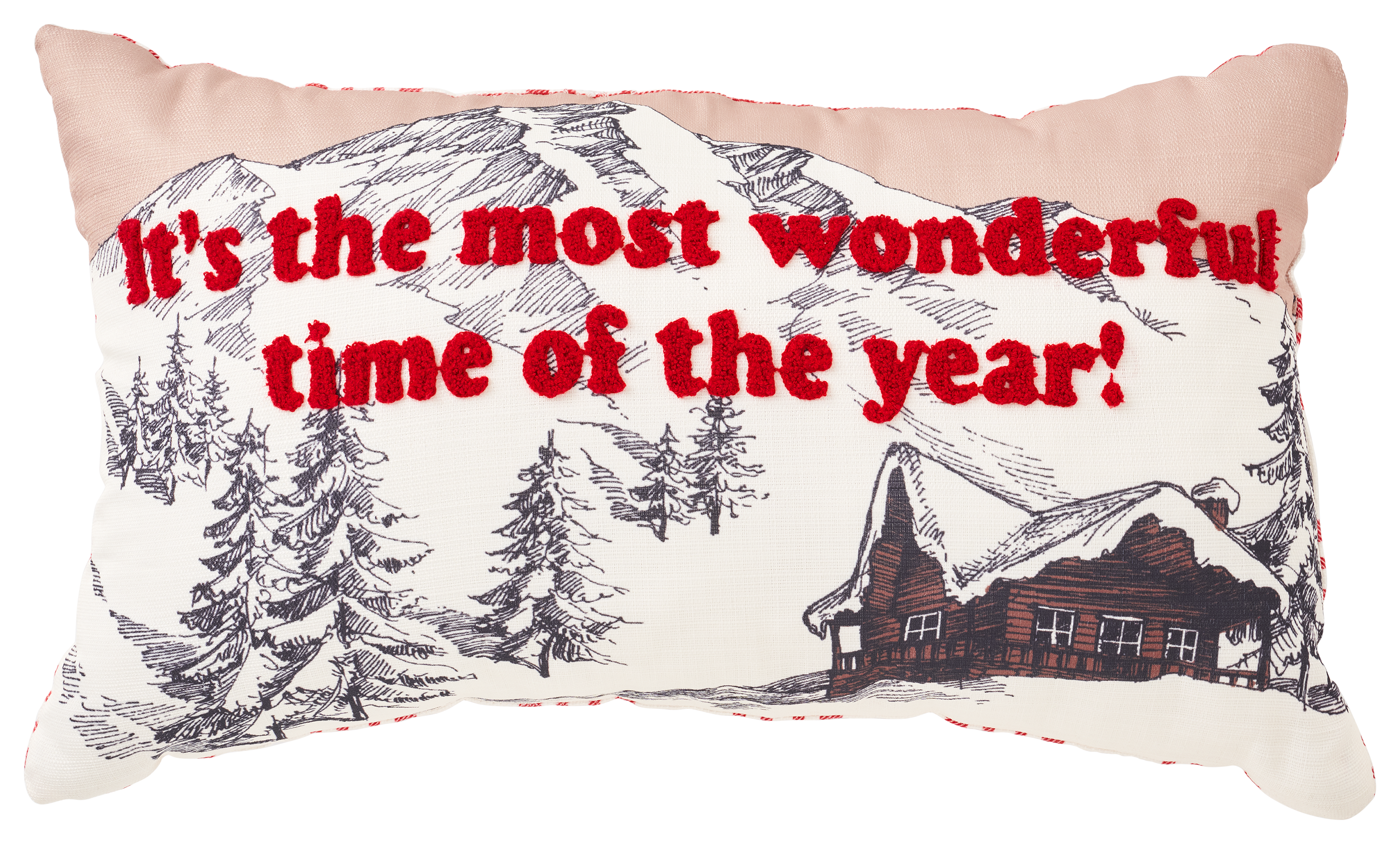 BASS PRO SHOPS It's The Most Wonderful Time of The Year Decorative Pillow