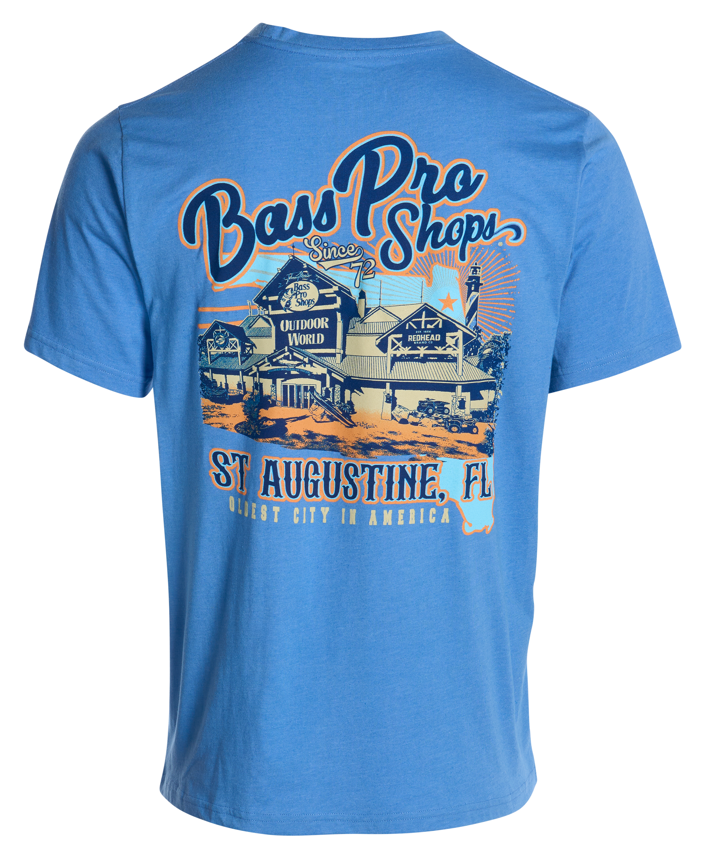 Image of Bass Pro Shops St. Augustine Store Front Short-Sleeve T-Shirt - Marina