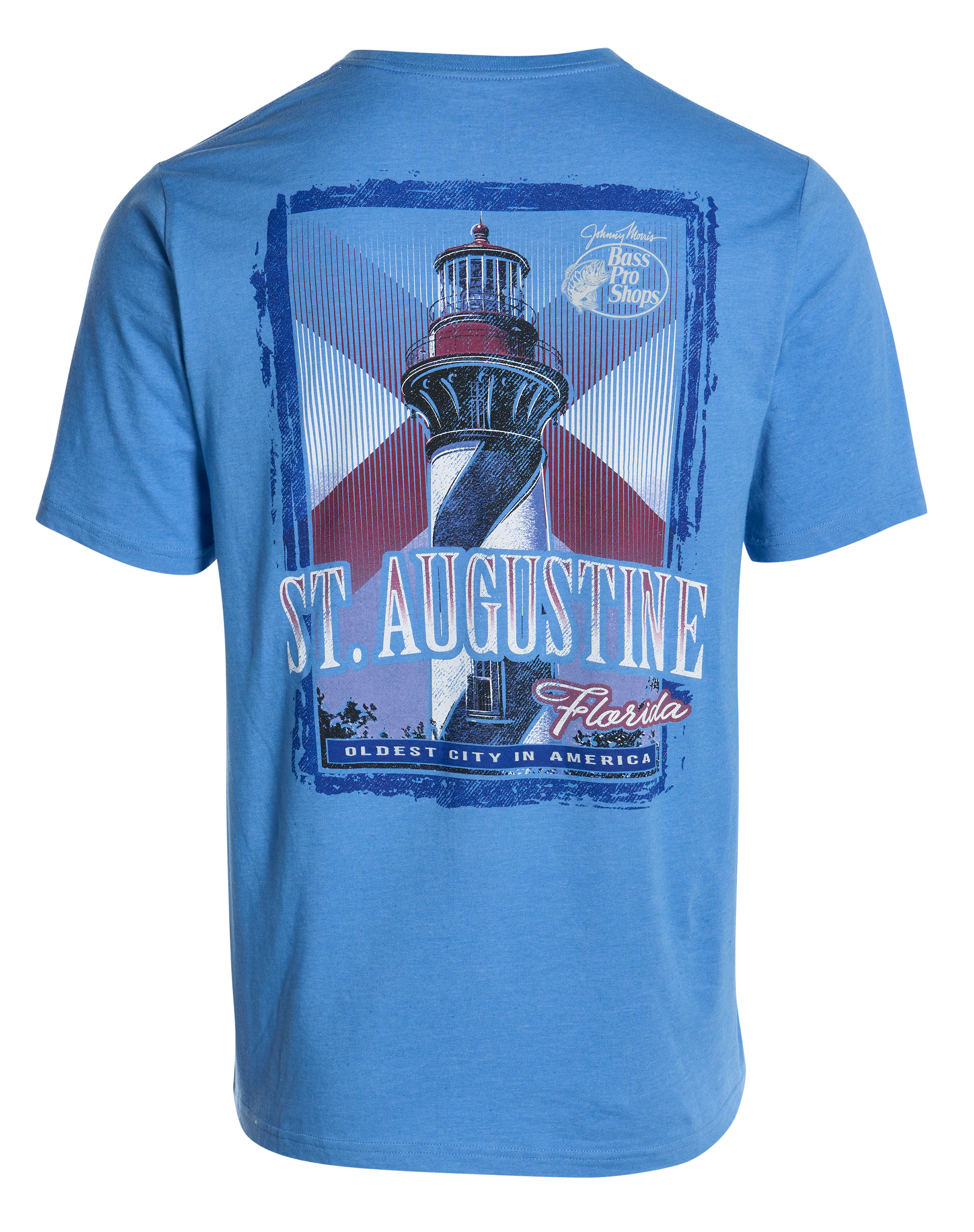 Image of Bass Pro Shops St. Augustine Lighthouse Short-Sleeve T-Shirt - Marina