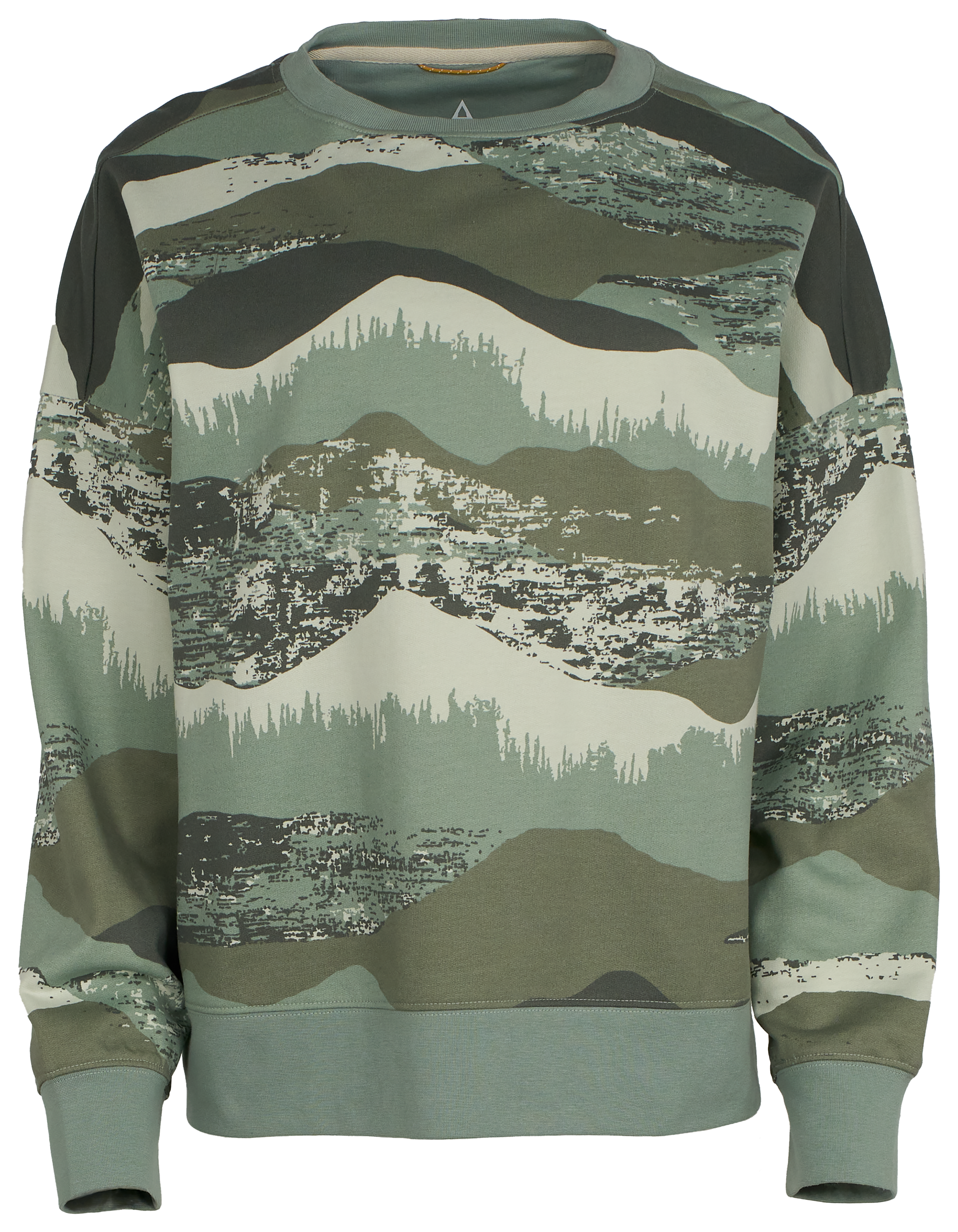 Image of Ascend To and Fro Printed Sweatshirt - Mercury Moving Mountains - L