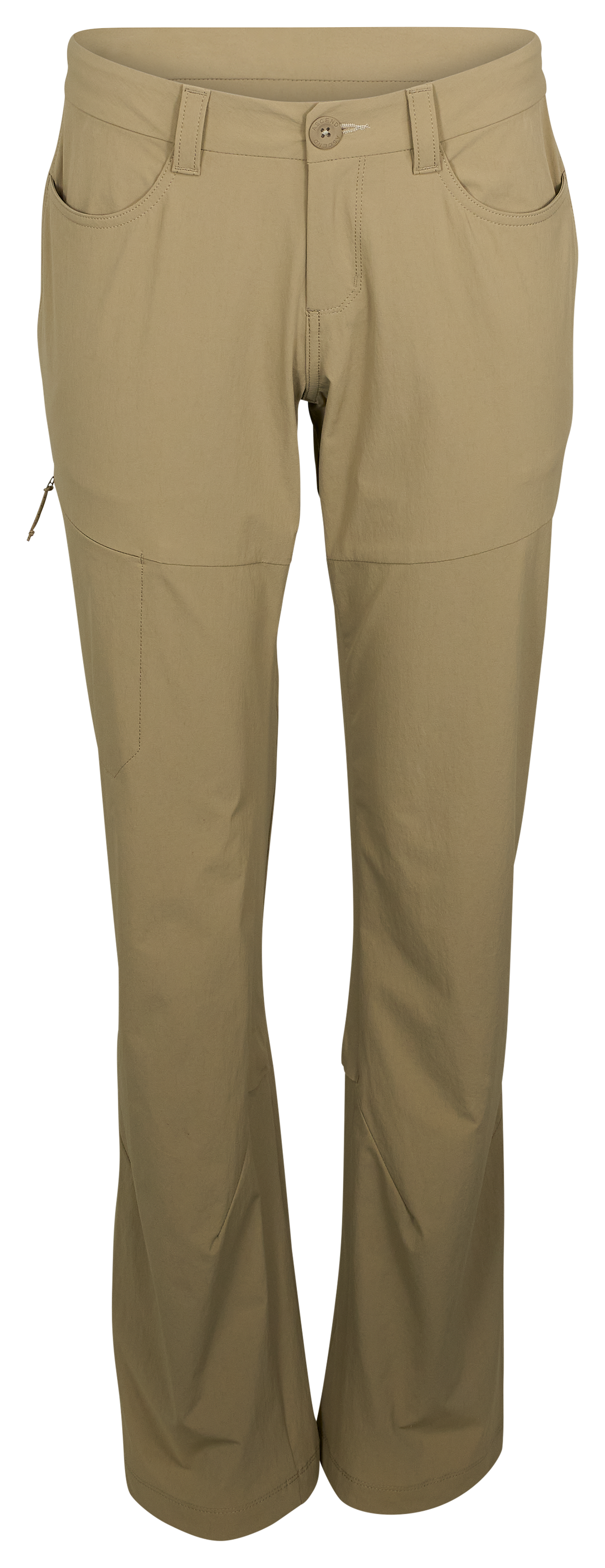 Image of Ascend Stretch Trail Dry Wicking Trail Pants - Khaki - 10