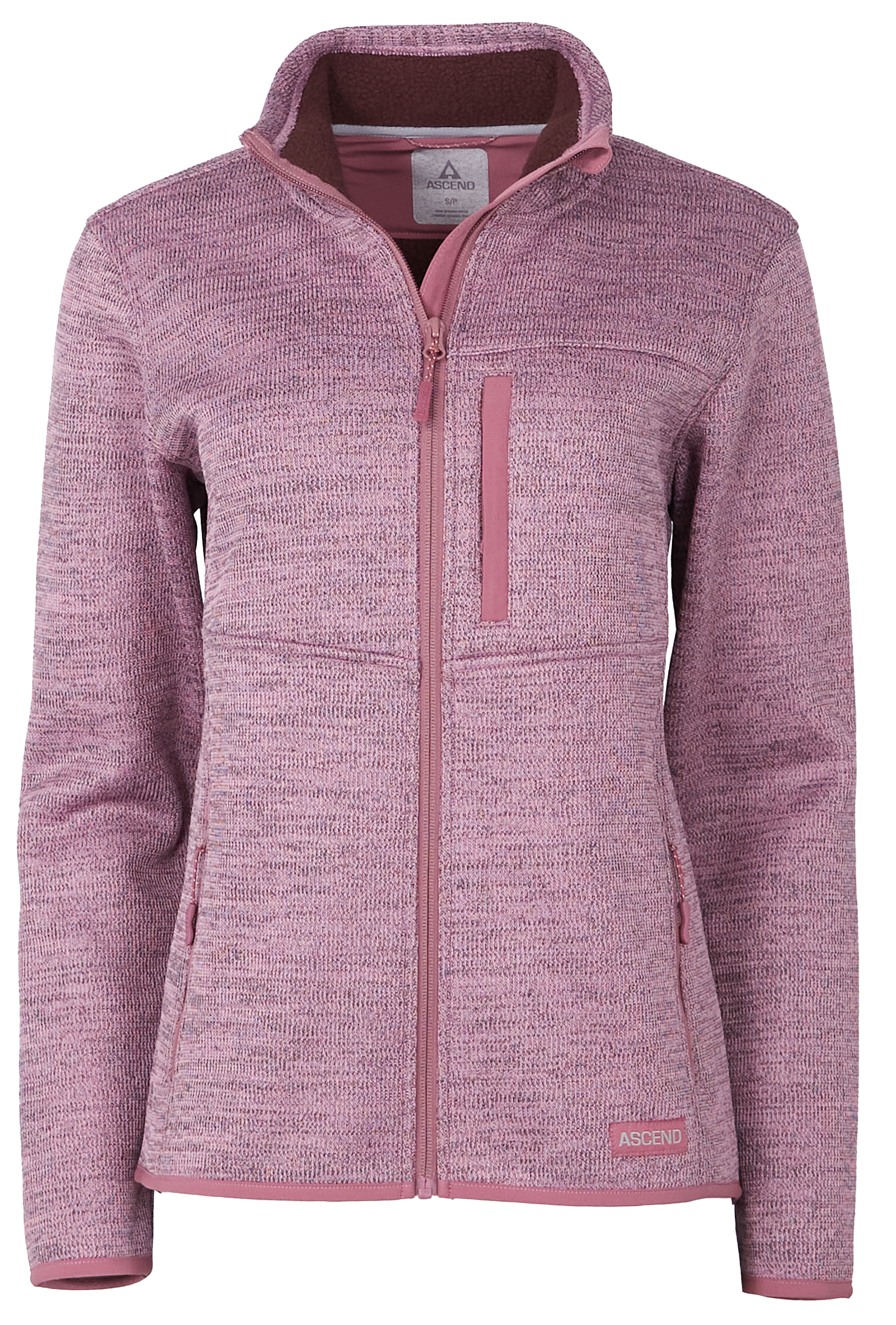 Image of Ascend Exploration Performance Full-Zip Jacket for Ladies - Dusty Orchid - XXL