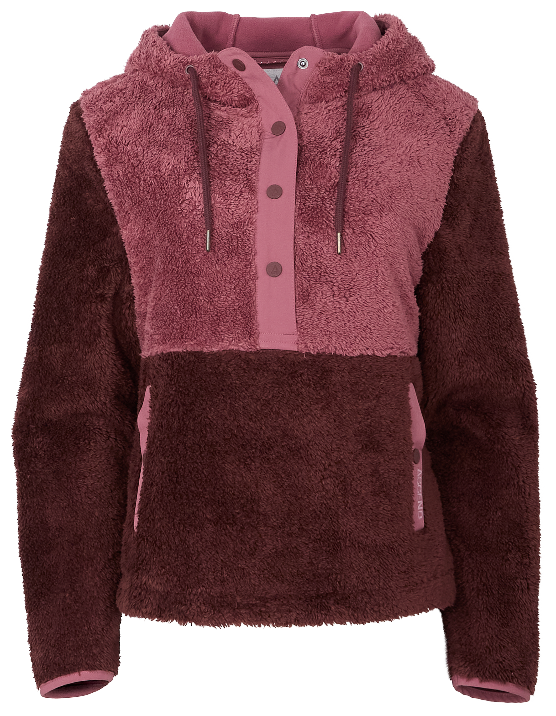 Image of Ascend Altitude Hooded Long-Sleeve Pullover - Decadent Chocolate