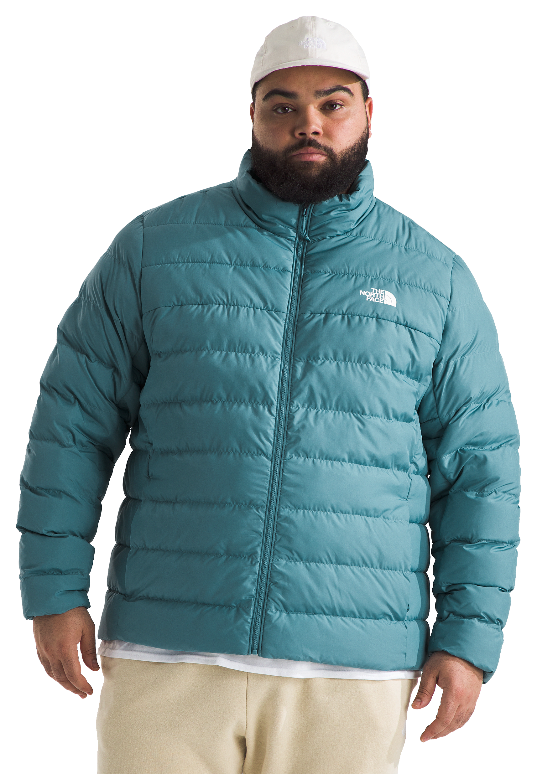 Image of The North Face Aconcagua 3 Jacket for Men - Algae Blue - 3X