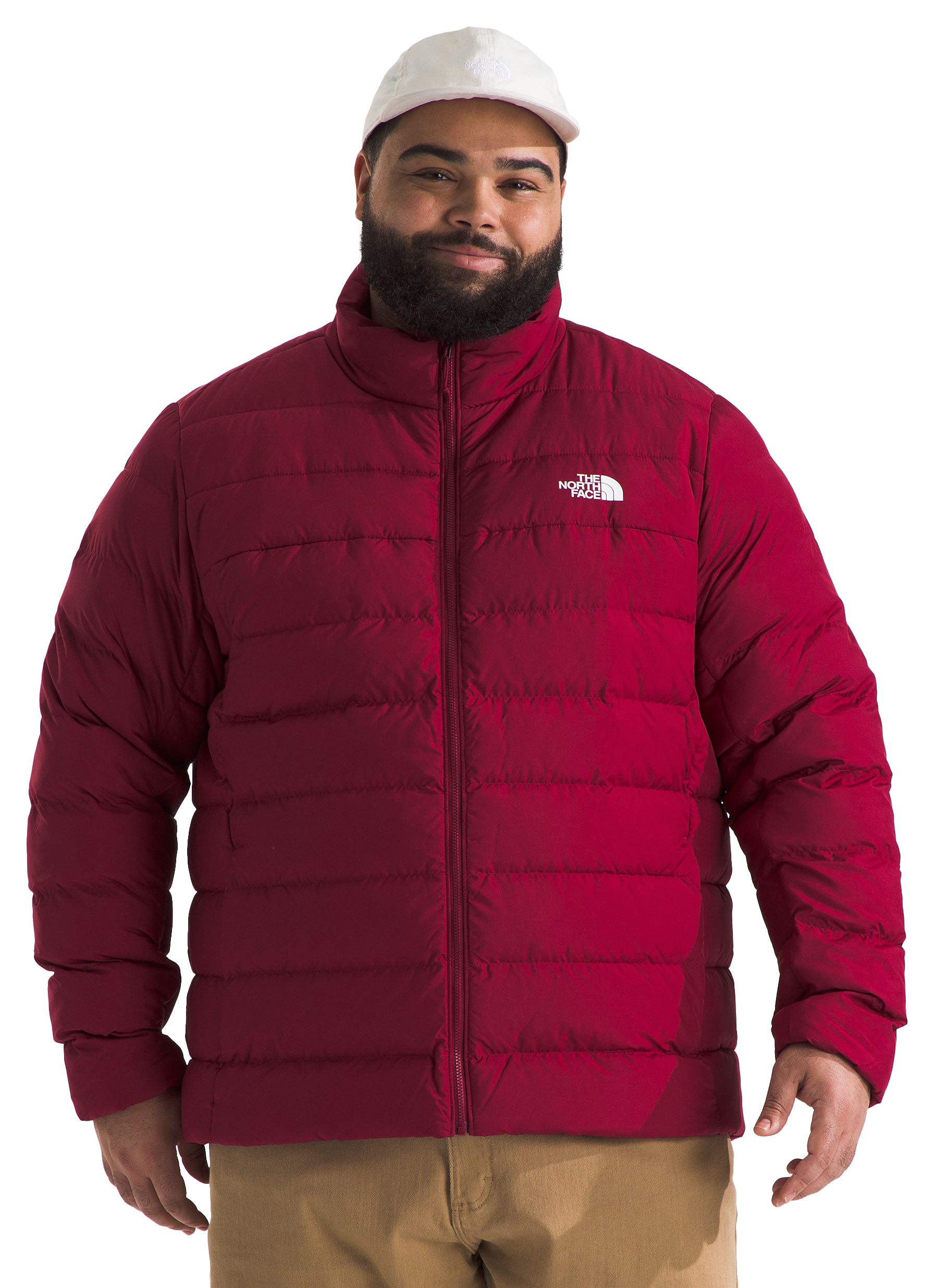 Image of The North Face Aconcagua 3 Jacket for Men - Beetroot - 3X