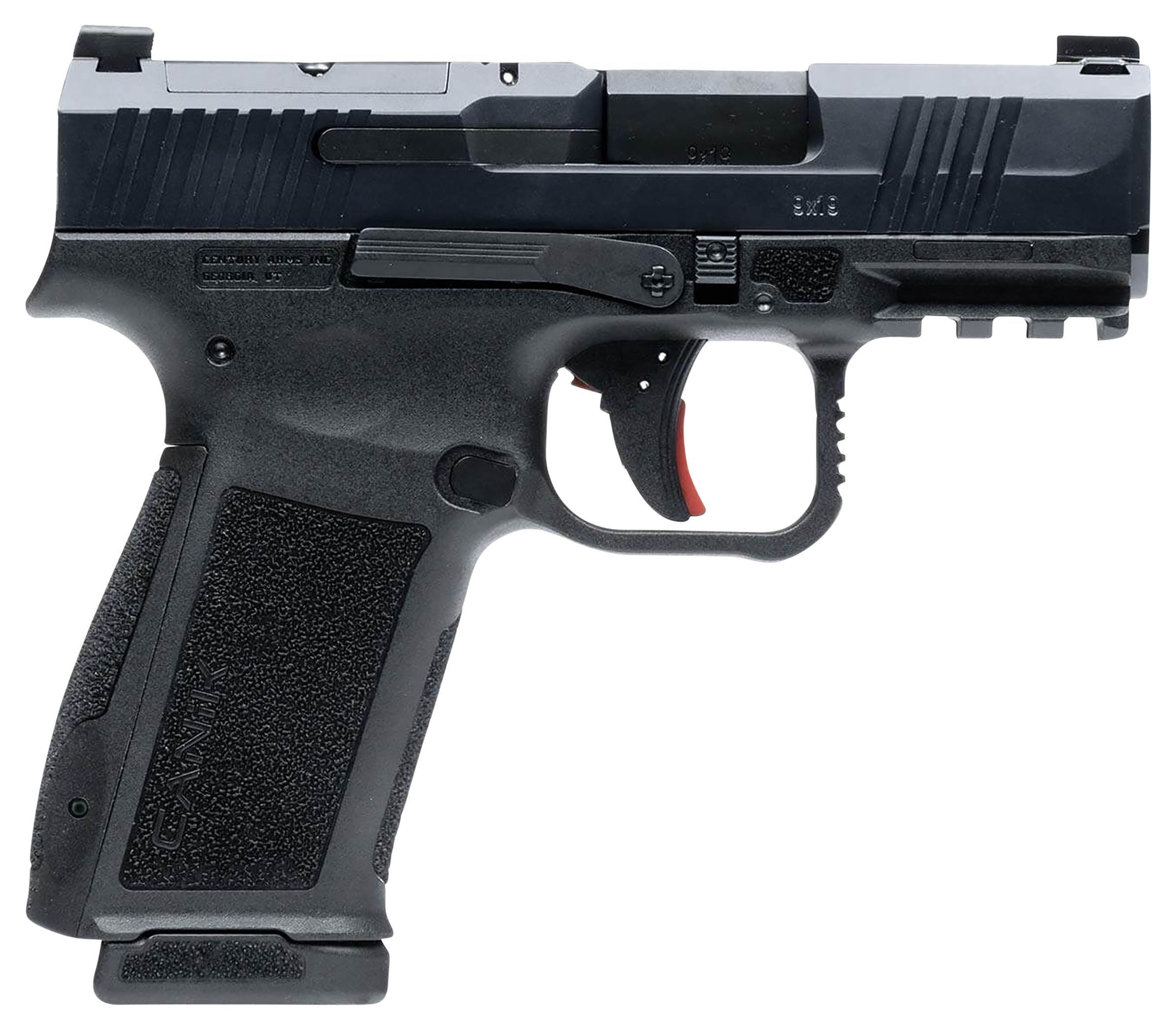 Canik Mete MC9L MicroCompact SemiAuto Pistol  Black  17 Round Cap