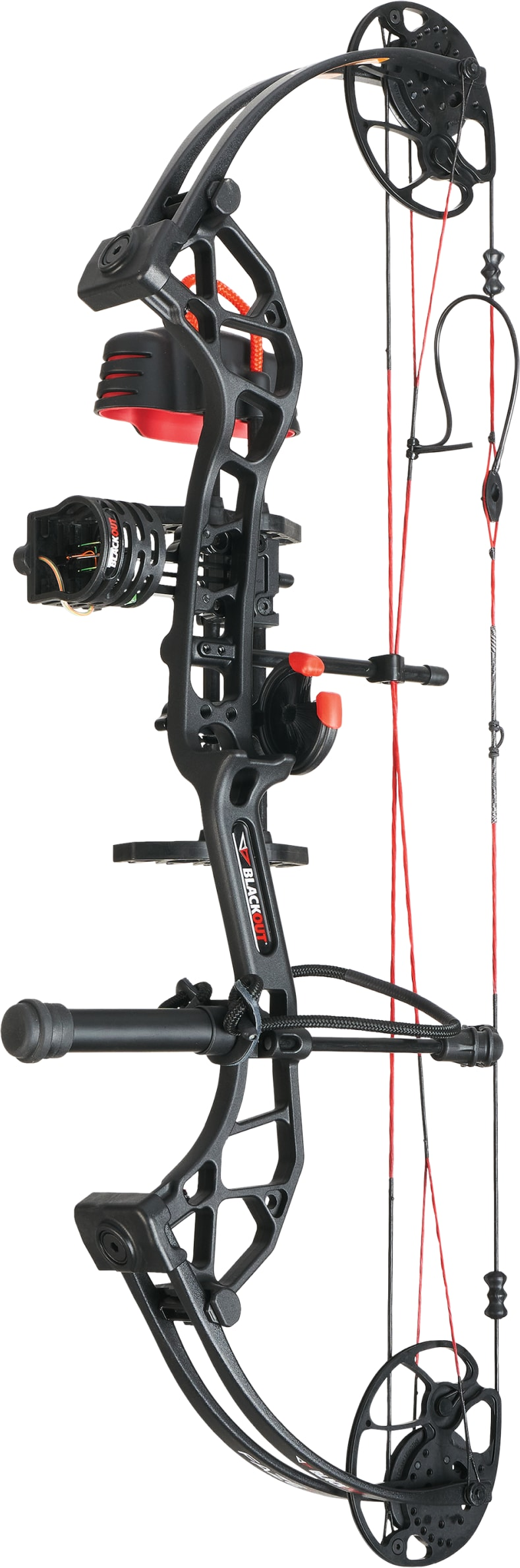 Image of BlackOut Faze 2 Compound Bow Package - Black - Left Hand