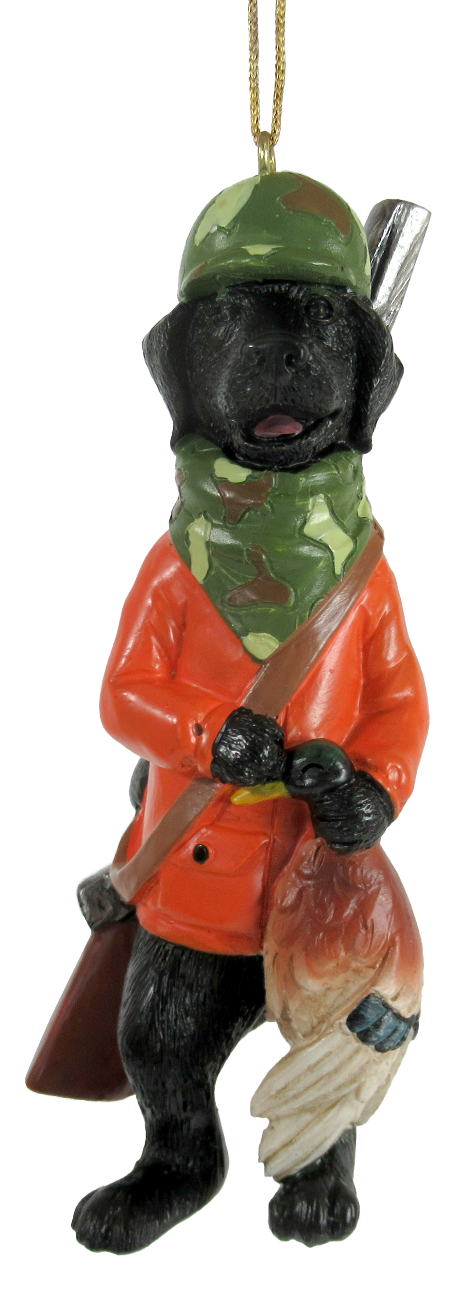 BASS PRO SHOPS Resin Hunter with Duck Ornament
