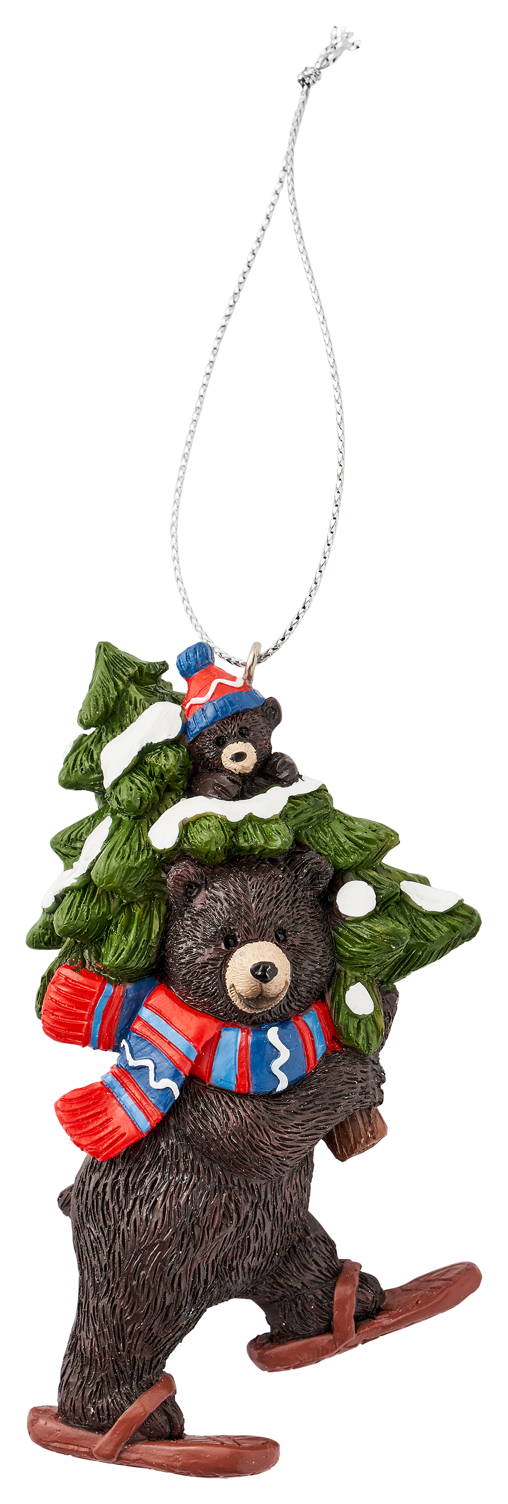 BASS PRO SHOPS Black Bears with Tree Ornament
