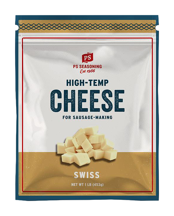 Image of PS Seasoning High-Temp Swiss Cheese for Sausage Making
