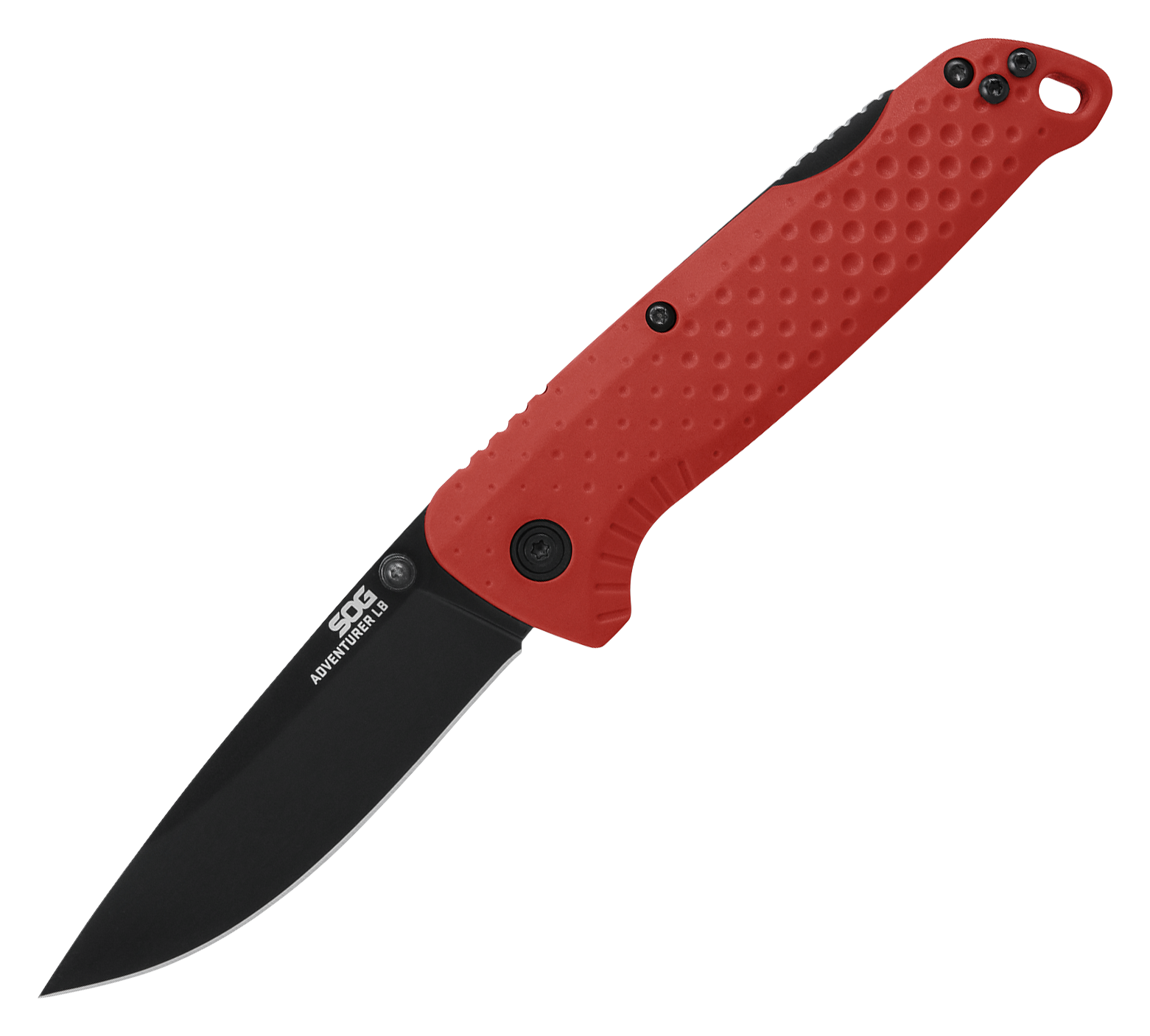 Image of SOG Adventurer LB Folding Knife - Red - 3.5''