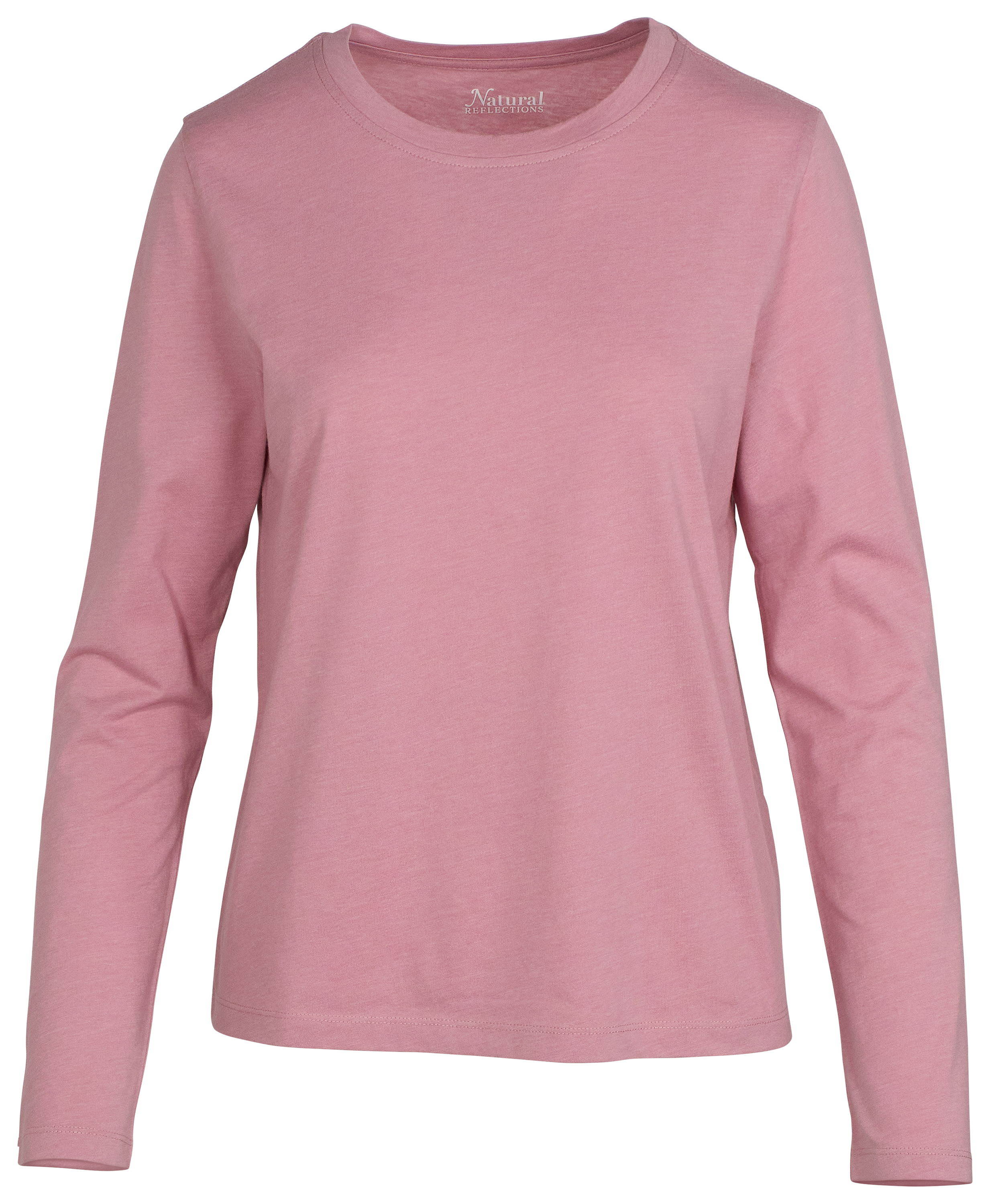 Image of Natural Reflections Everyday Crew-Neck Long-Sleeve T-Shirt - Lilas