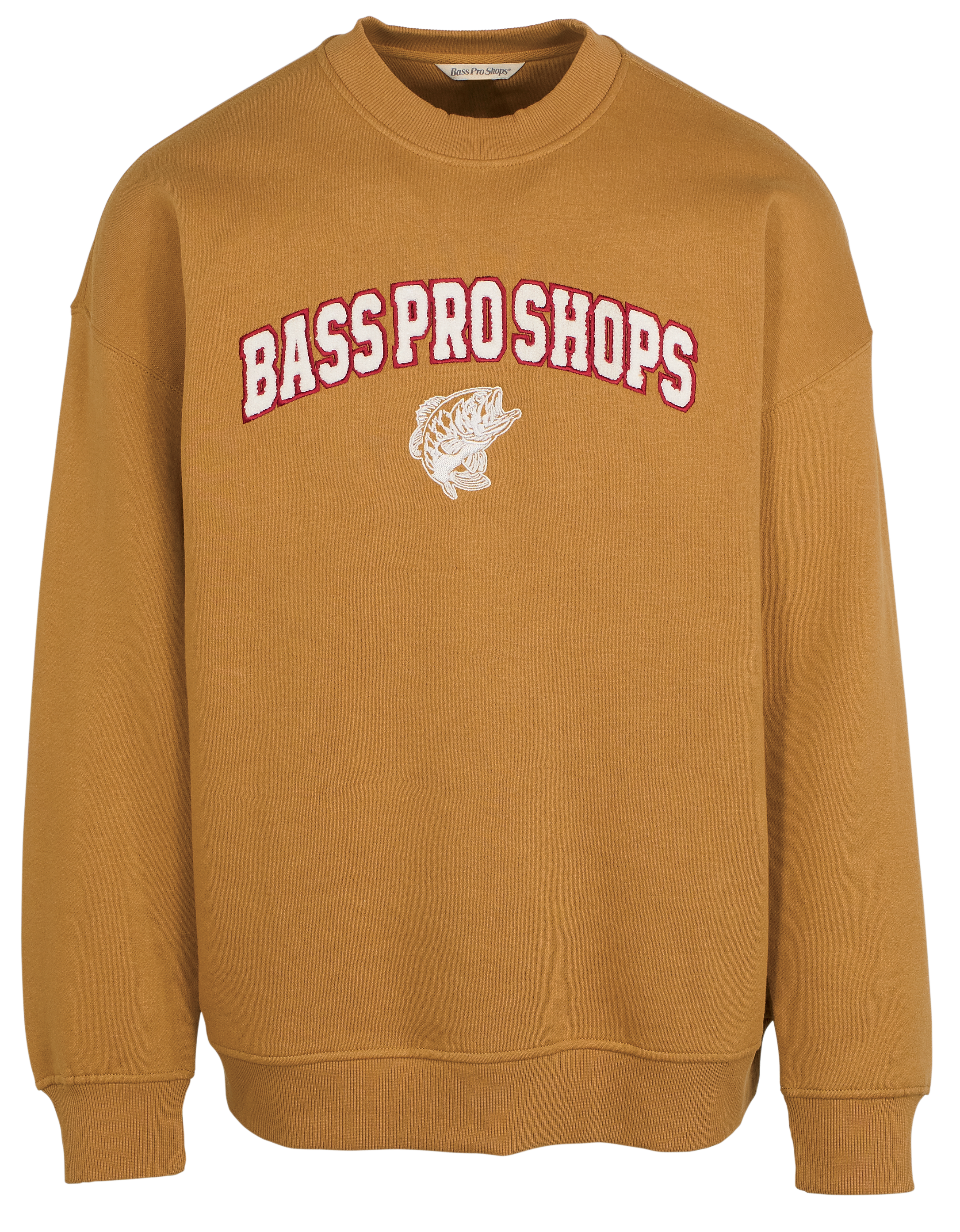 Image of Bass Pro Shops Vintage Crew-Neck Long-Sleeve Sweatshirt - Apple Cinnamon