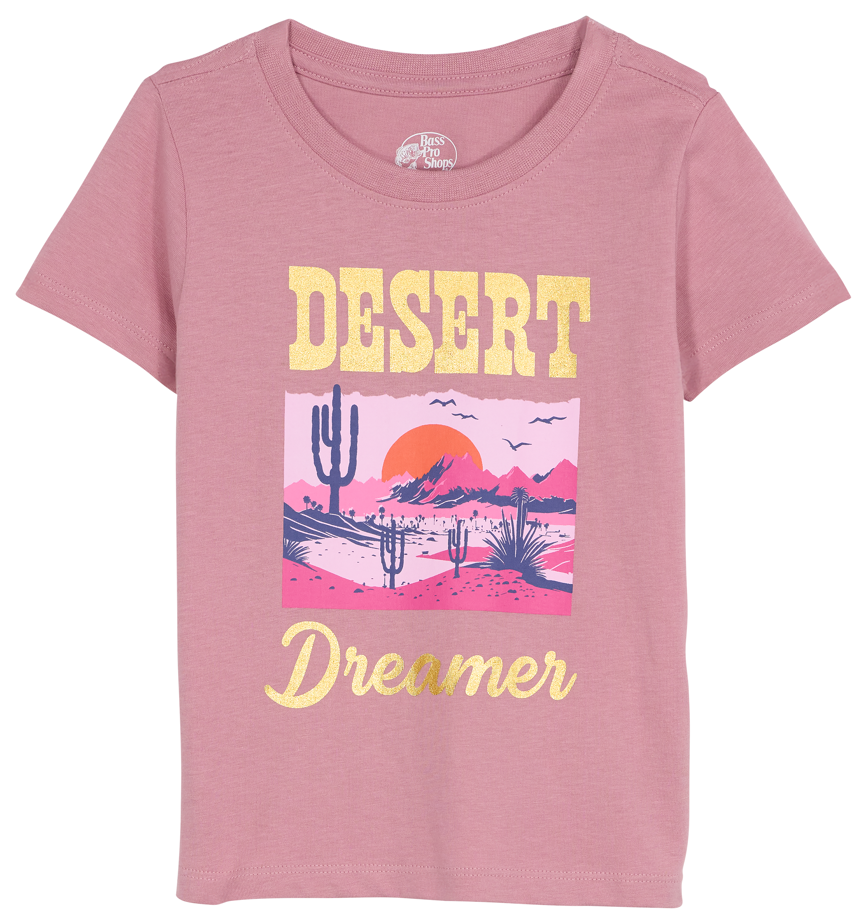 Image of Bass Pro Shops Western Graphic Short-Sleeve T-Shirt for Toddlers - Lilas
