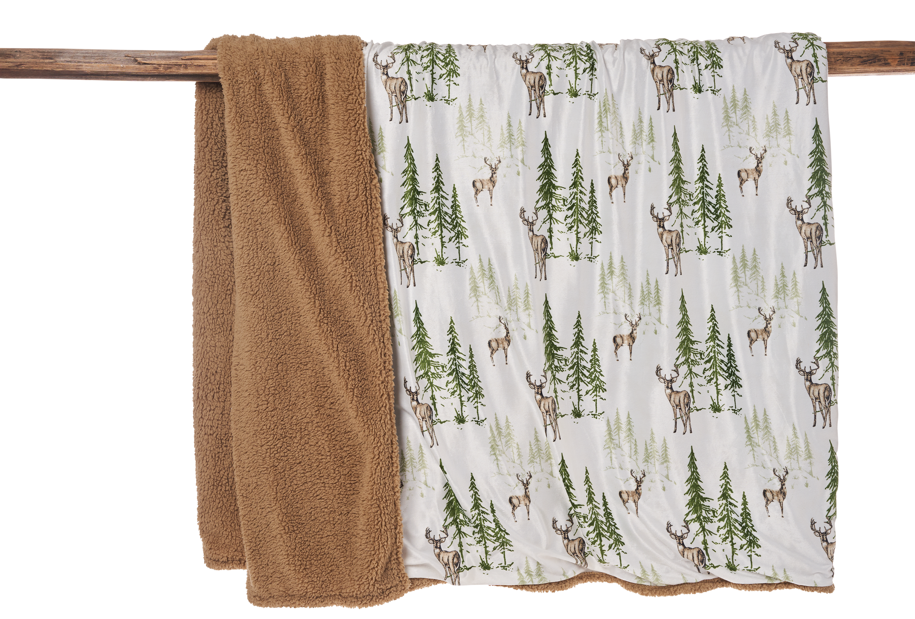 WHITE RIVER HOME Giant Berber to Berber Throw Blanket