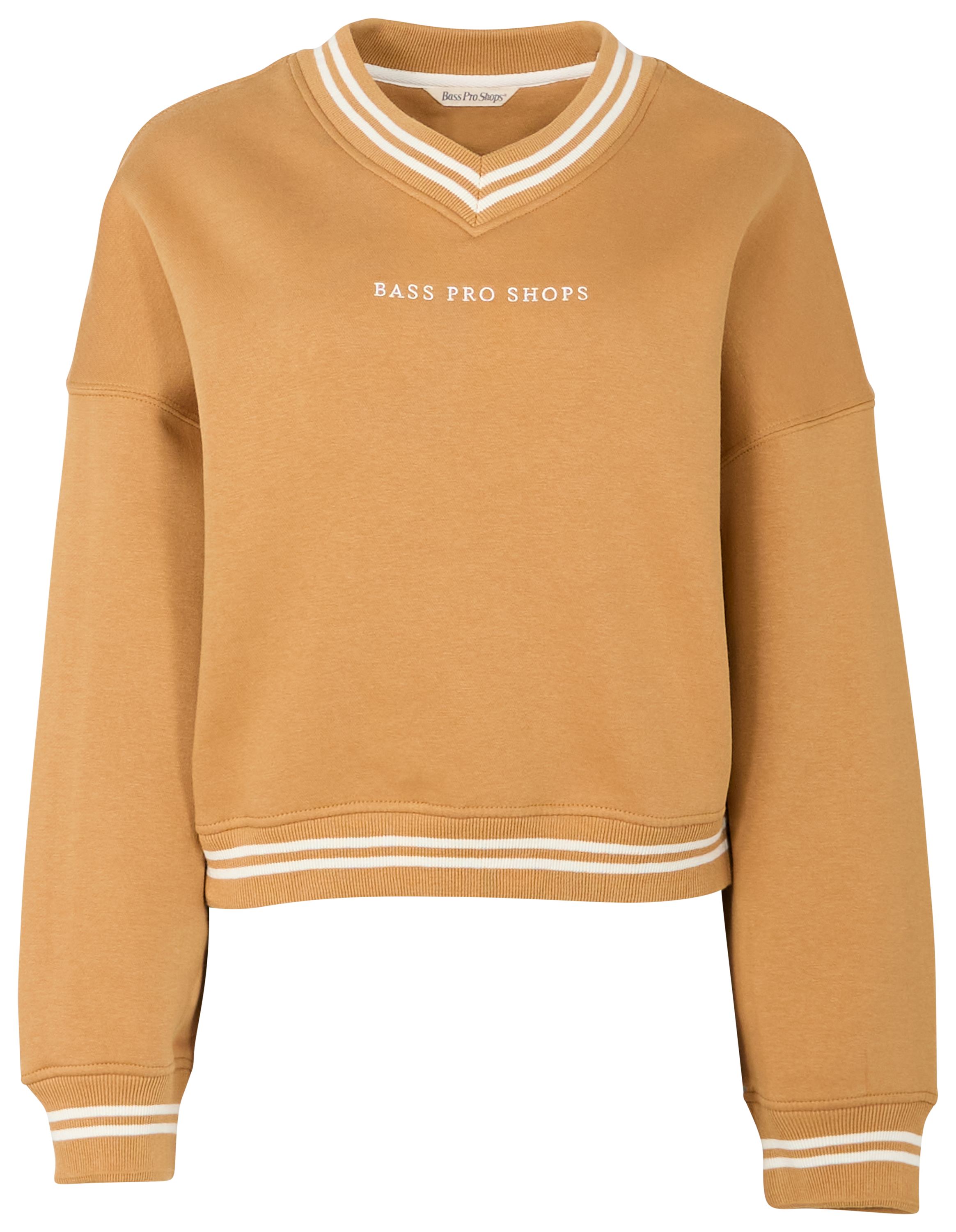 Image of Bass Pro Shops V-Neck Sweatshirt for Ladies - Apple Cinnamon